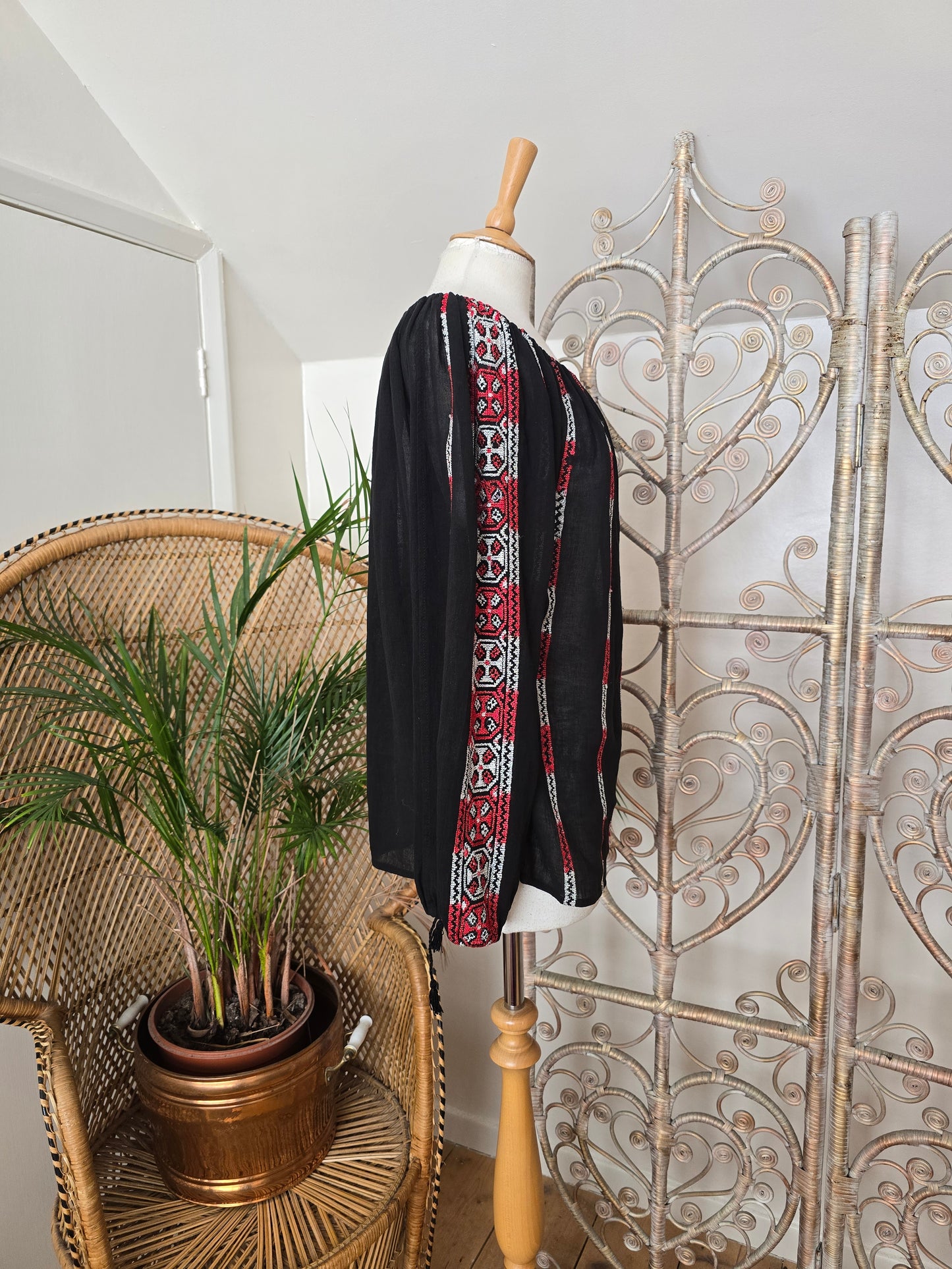Vintage embroidered blouse