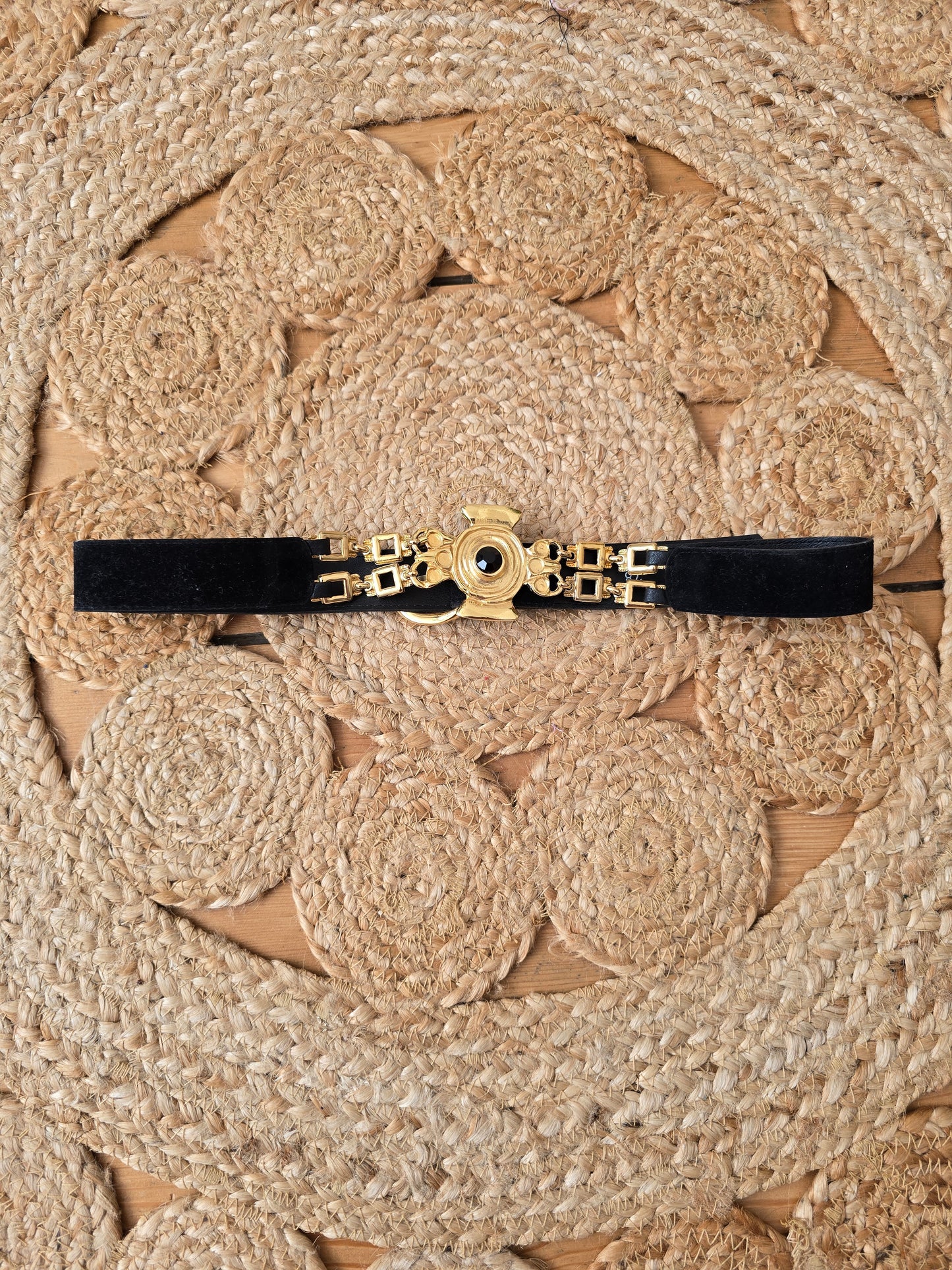 Vintage gold waist belt