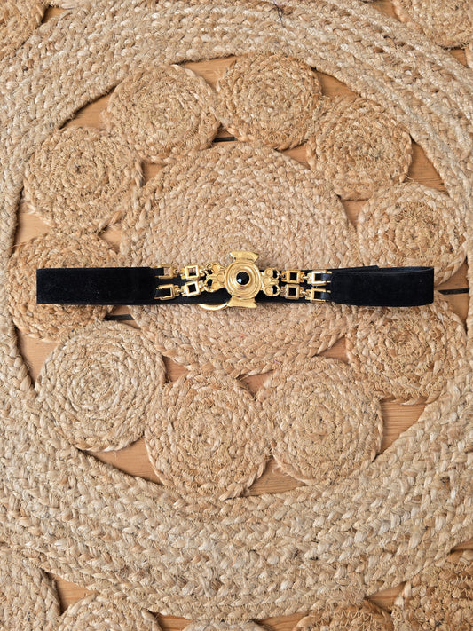 Vintage gold waist belt