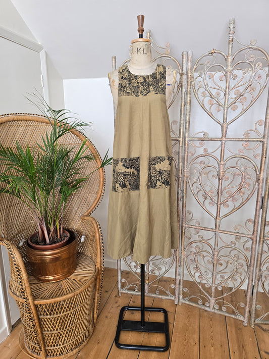 Vintage pinafore dress