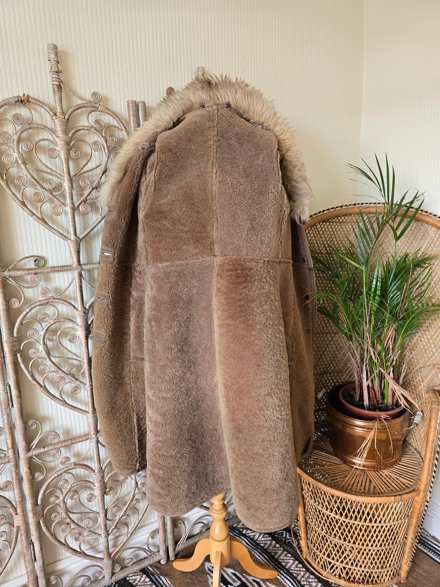 Vintage sheepskin coat