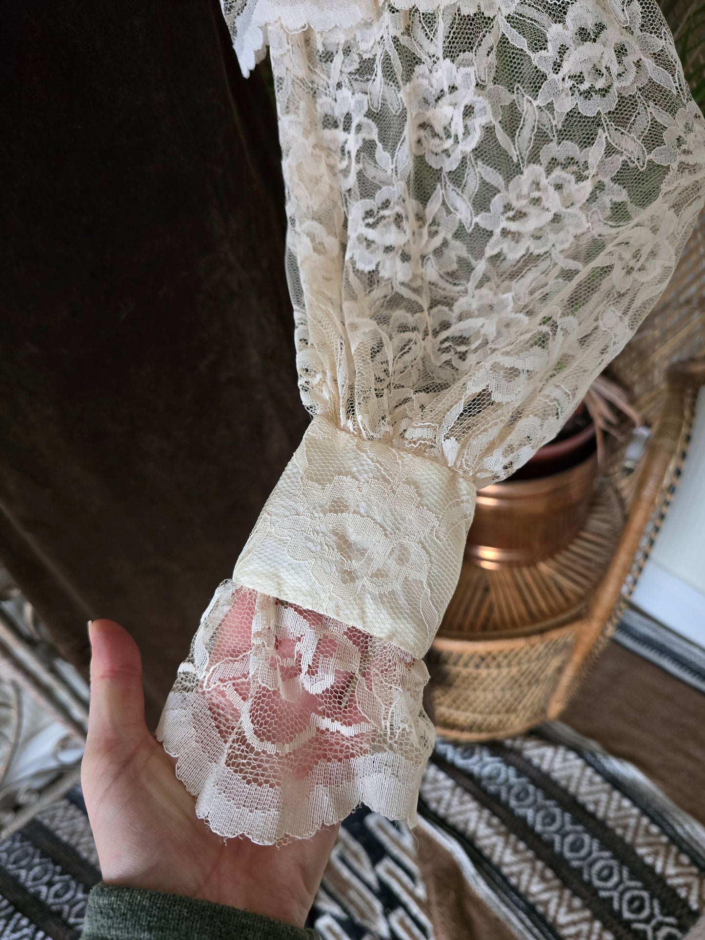 Vintage Quad velvet dress