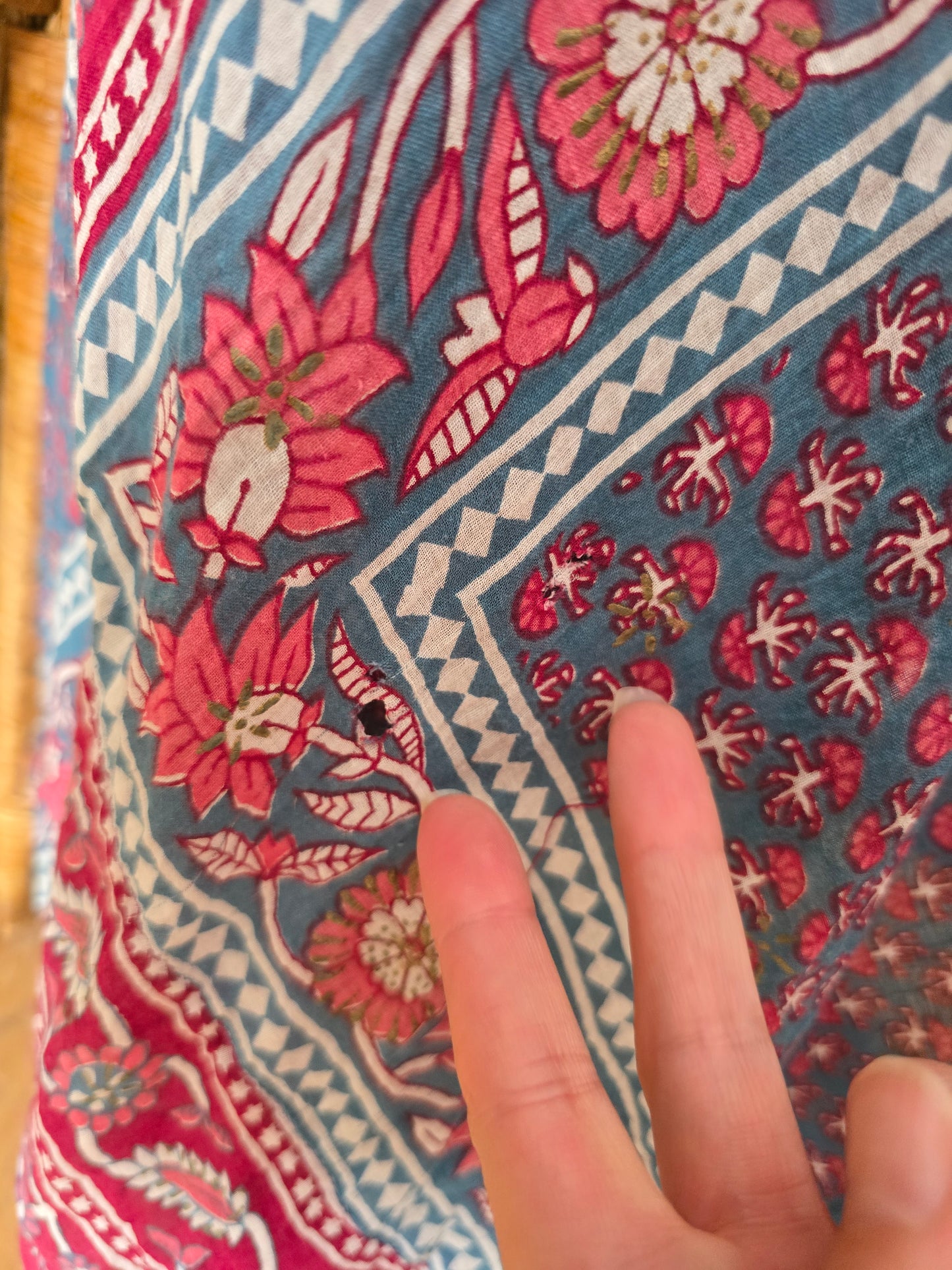 Vintage Adini Indian maxi dress