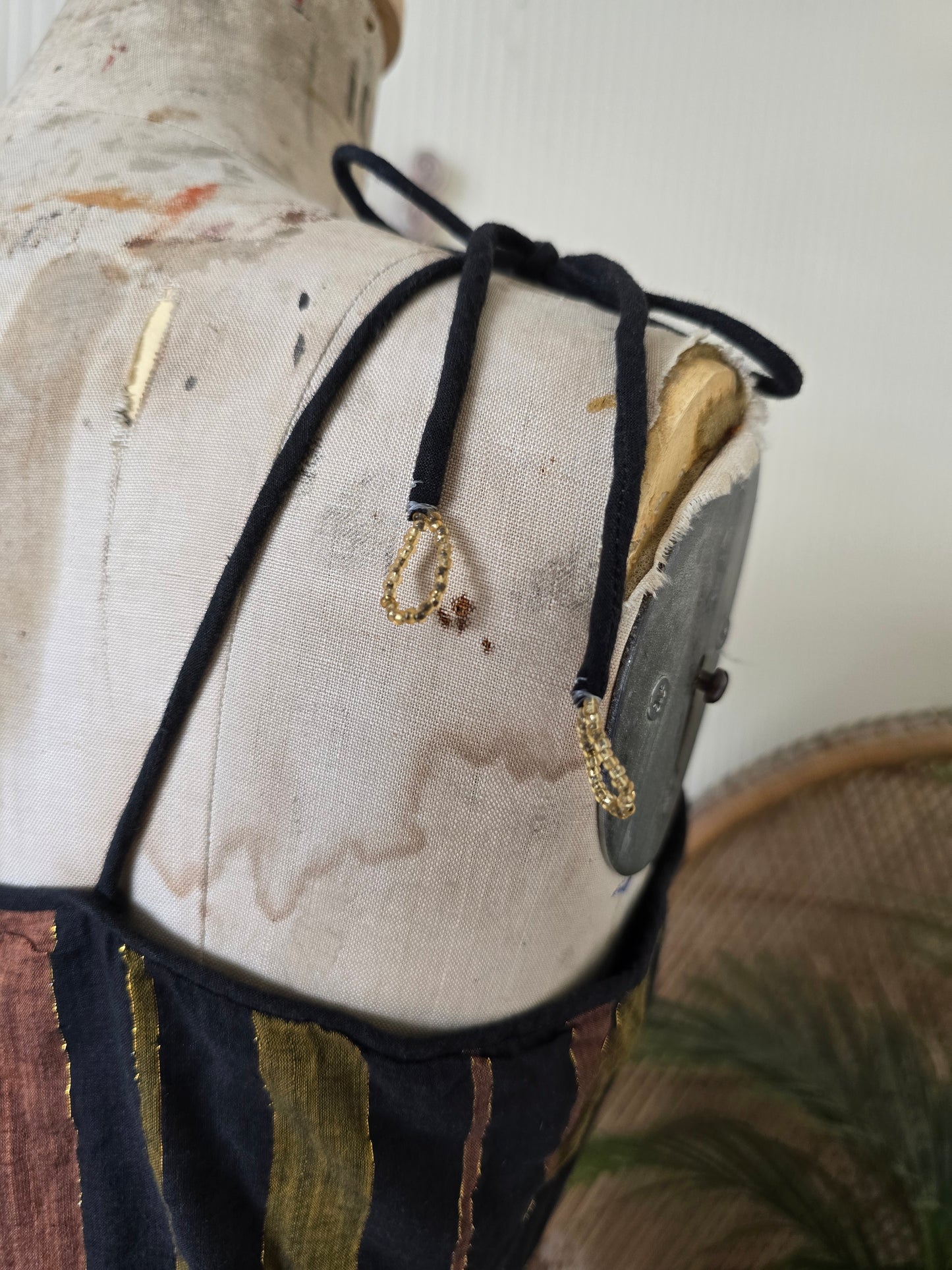 Vintage phool sweetheart Indian dress