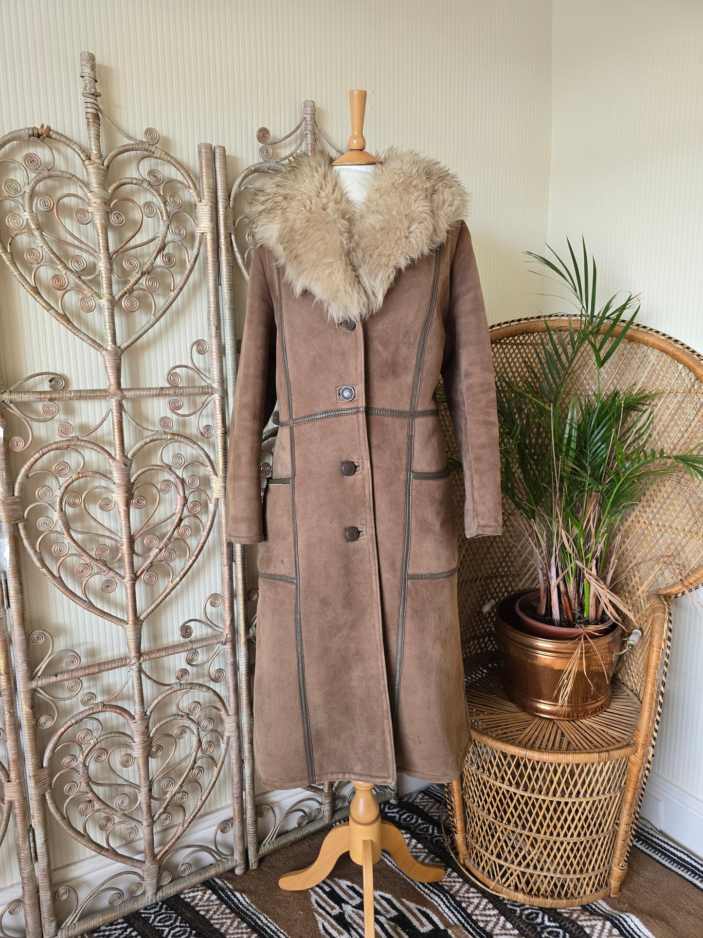 Vintage sheepskin coat