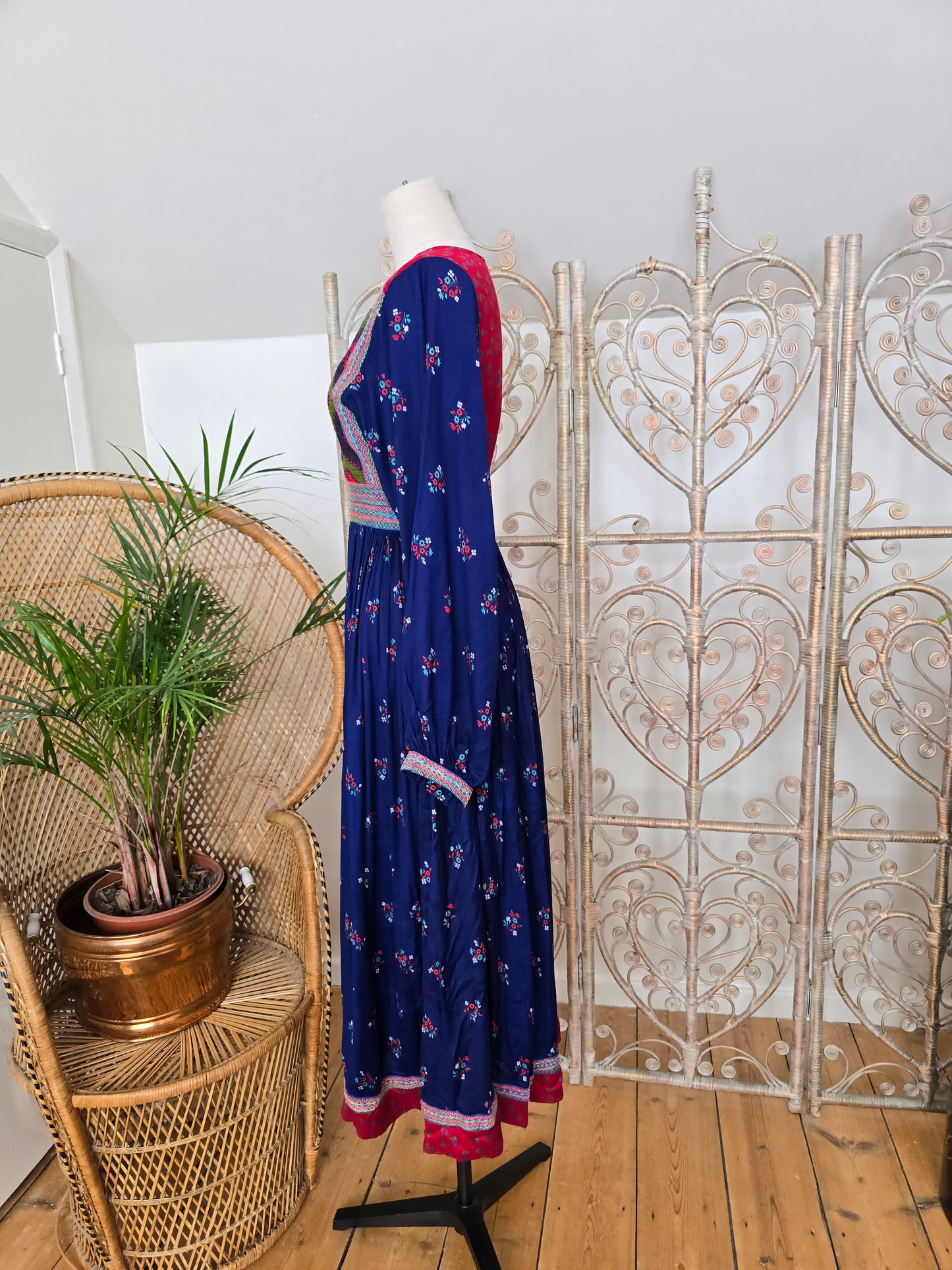 Vintage Janet Wood Monsoon Afghan dress