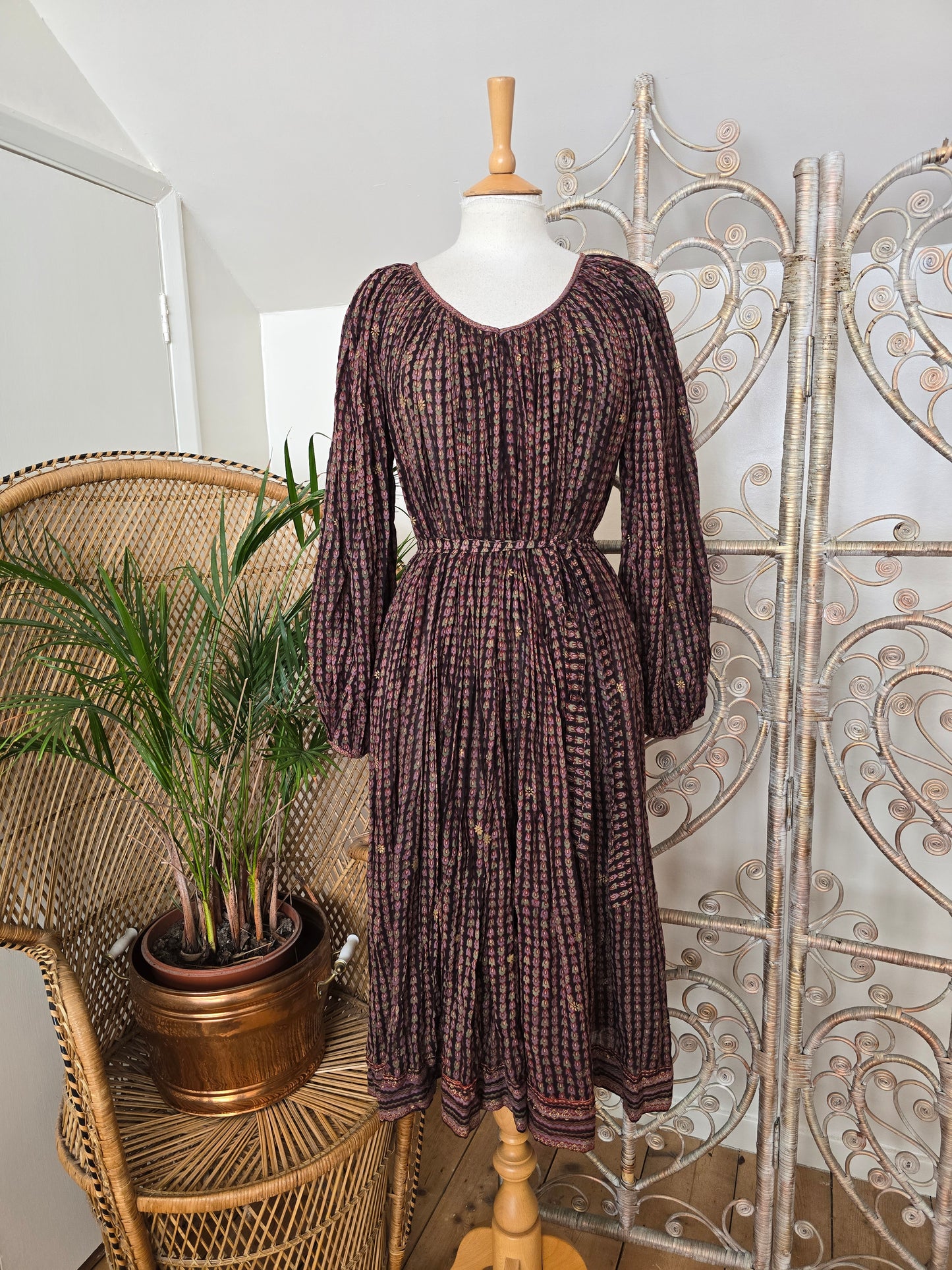 Vintage Adini Indian dress