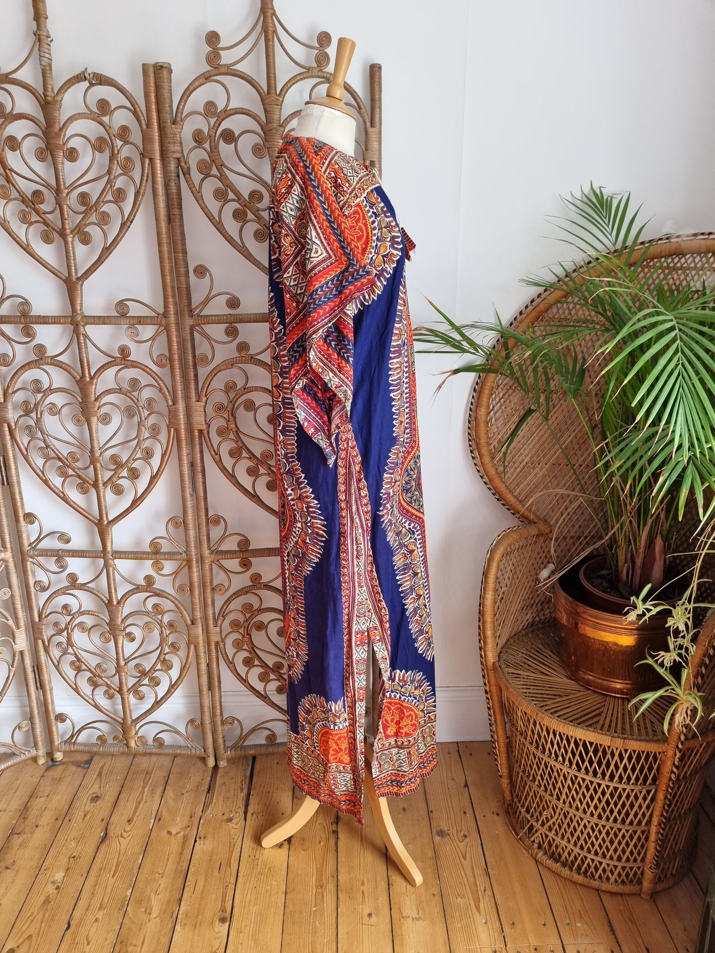 Vintage kaftan dashiki dress