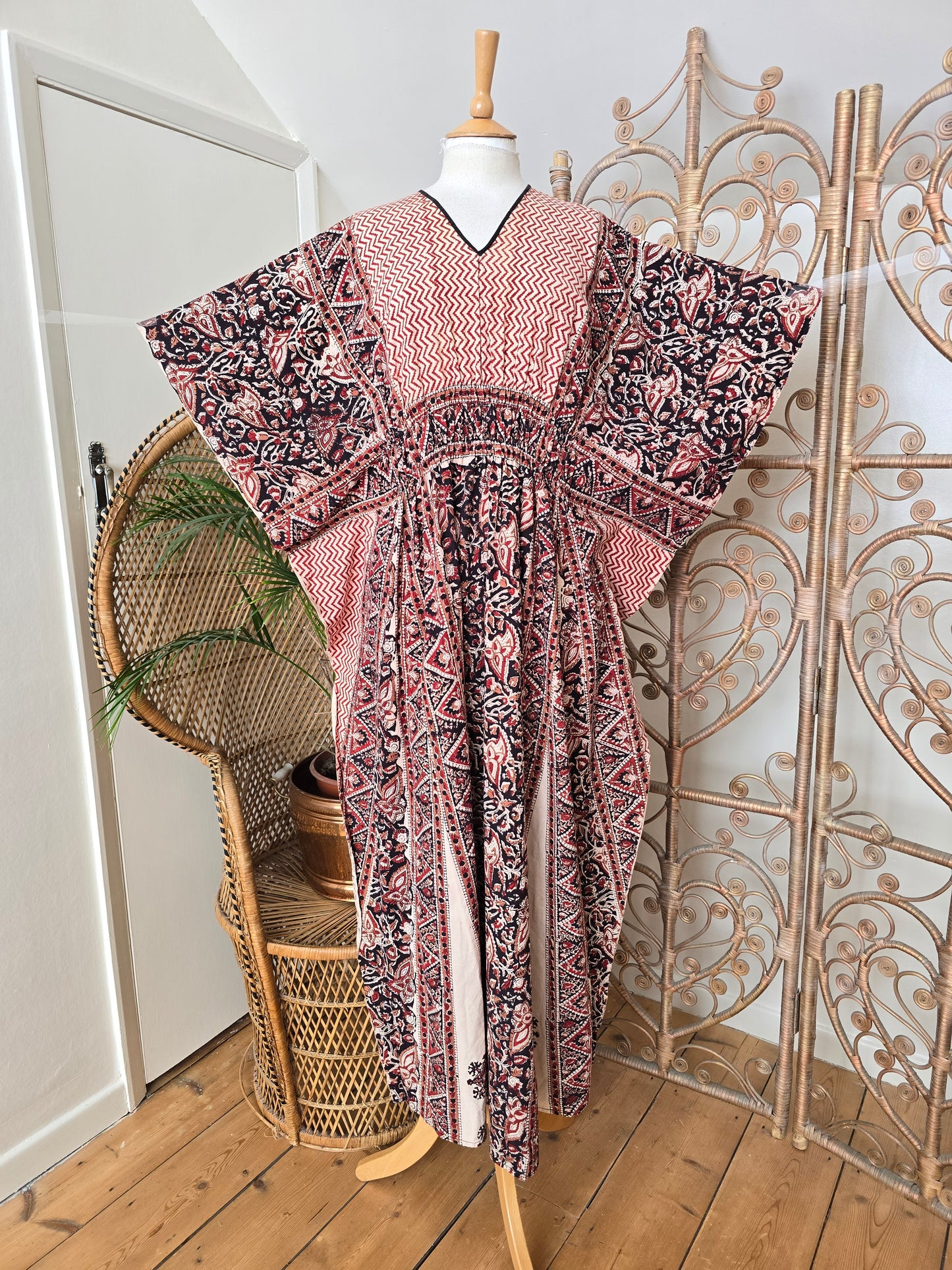 Vintage indian kaftan dress