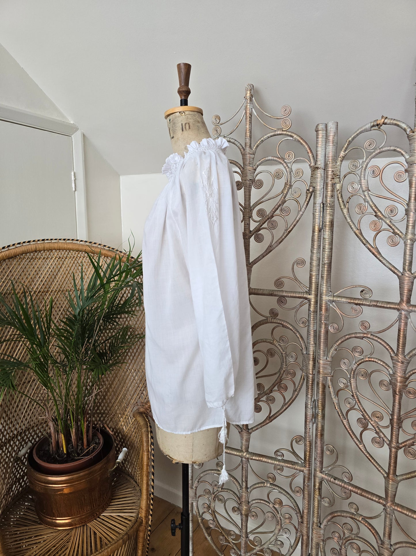 Vintage embroidered blouse