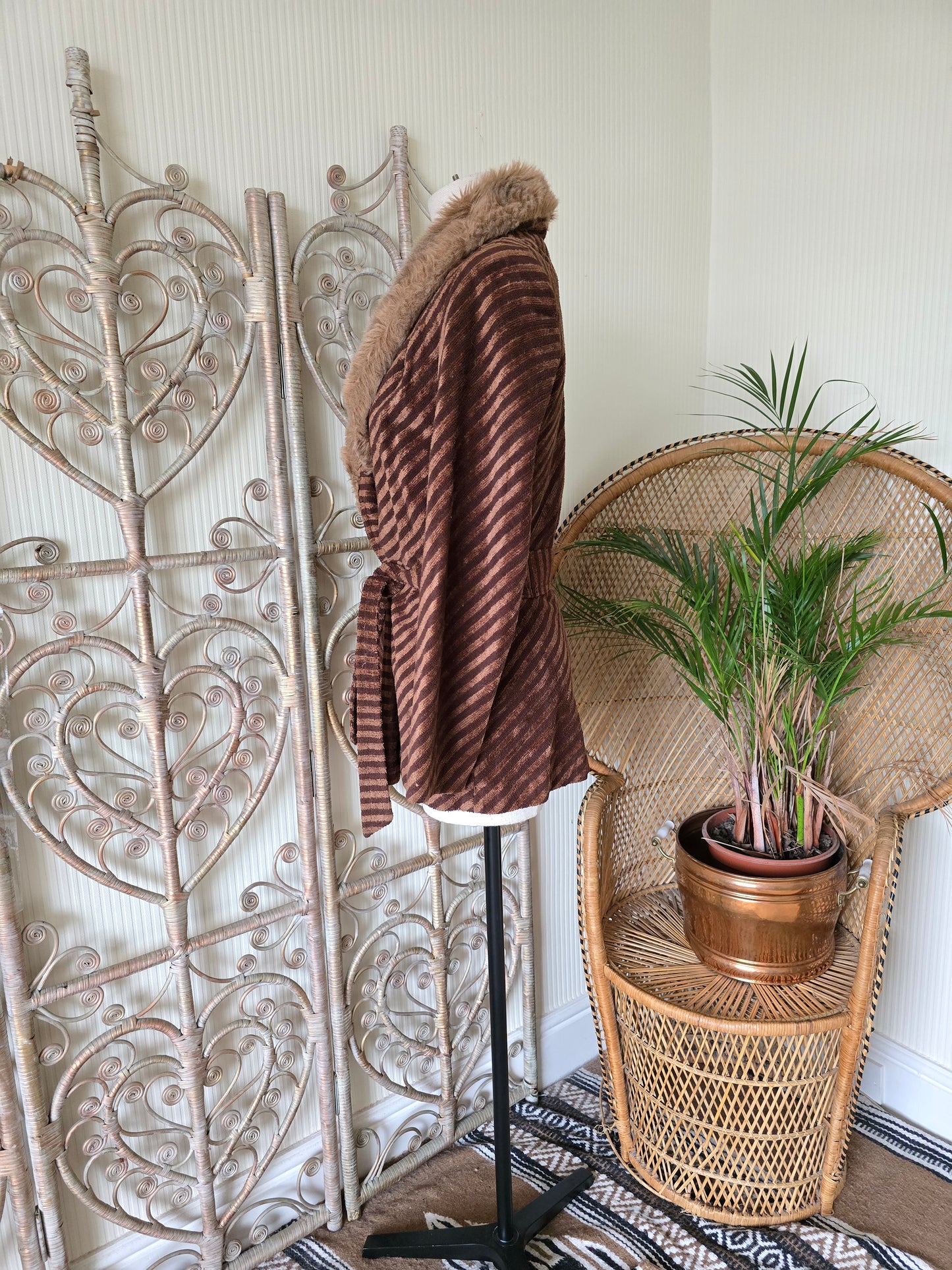 Vintage Chenille 70s coat