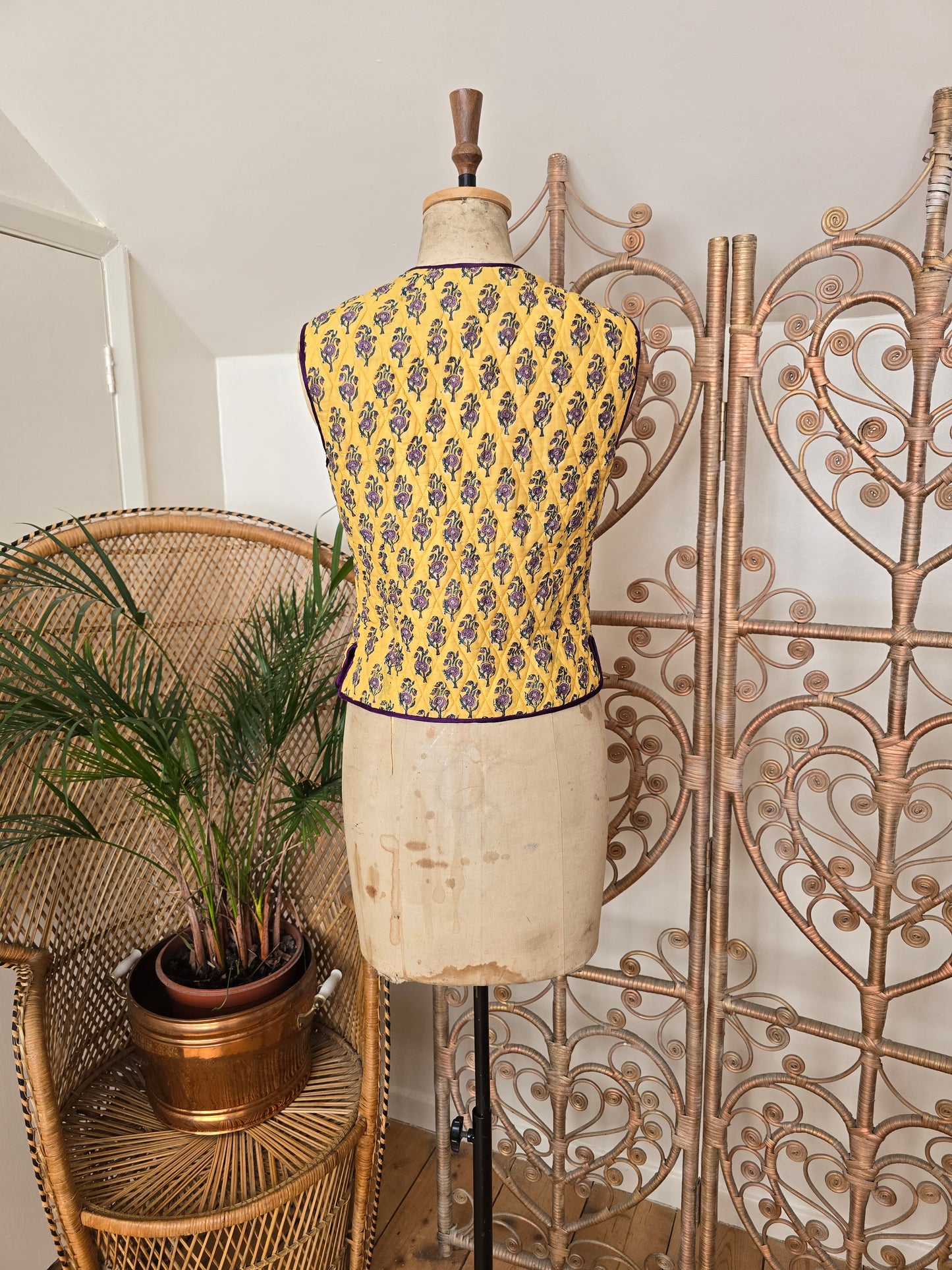 Vintage Anokhi indian waistcoat