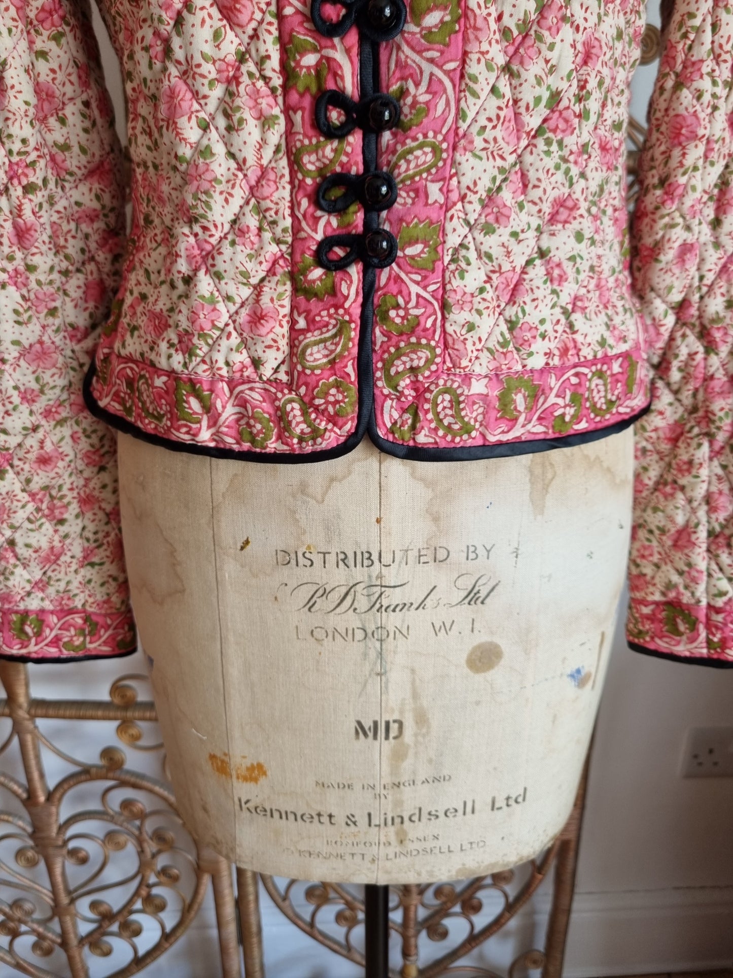 Vintage Phool Indian quilted cotton jacket