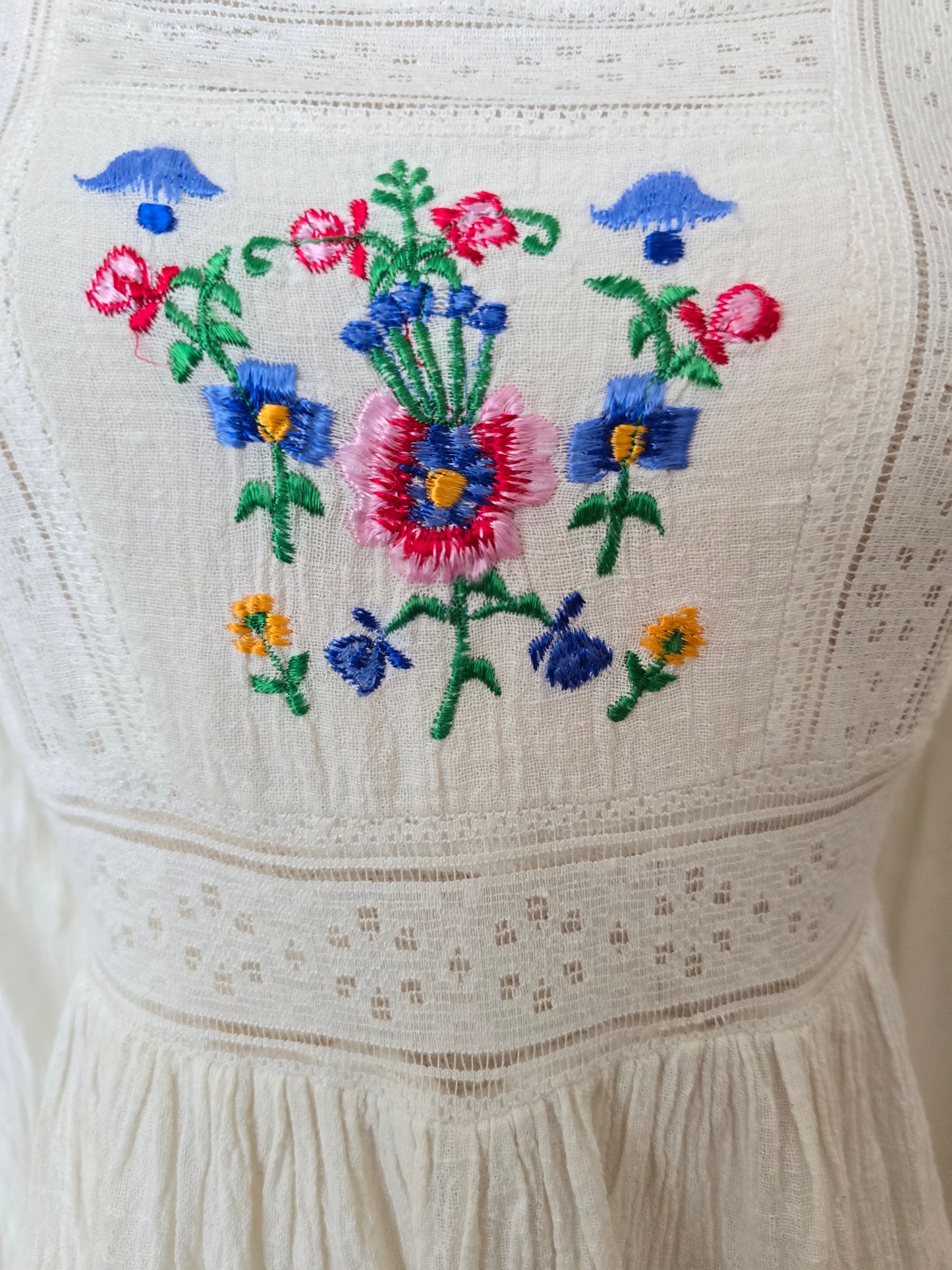 Vintage cheesecloth cotton blouse