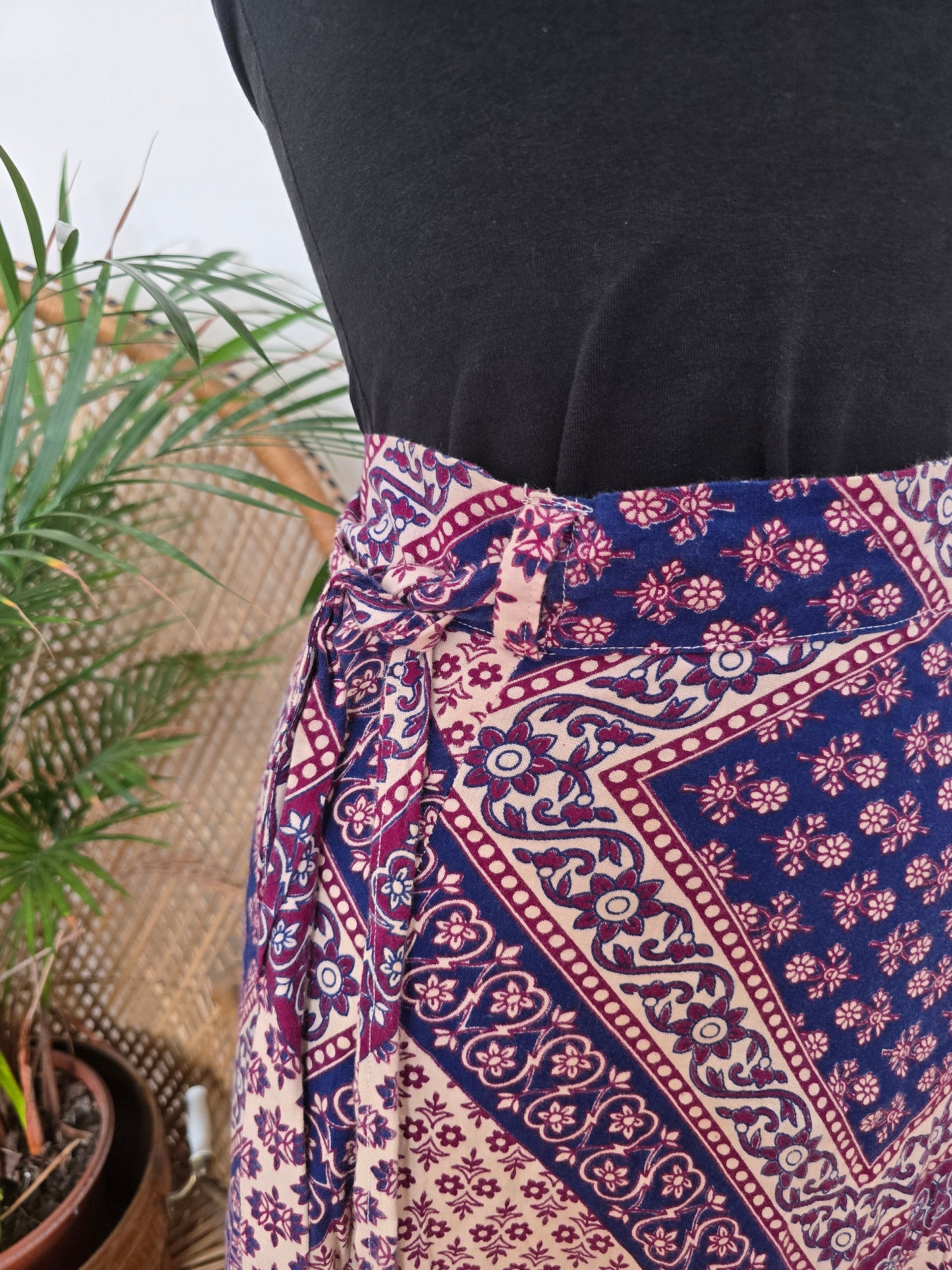 Vintage Indian maxi skirt