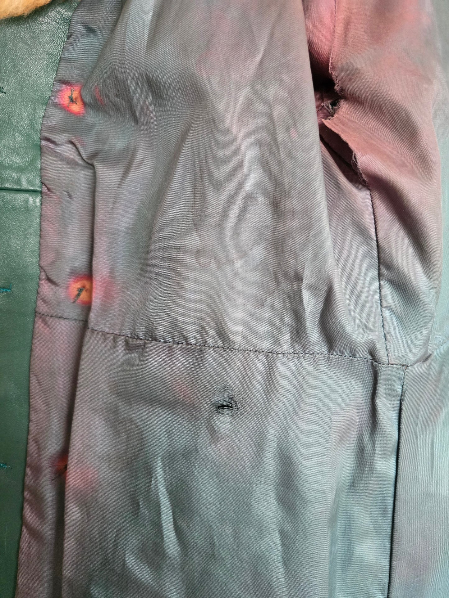 Vintage 70s leather coat