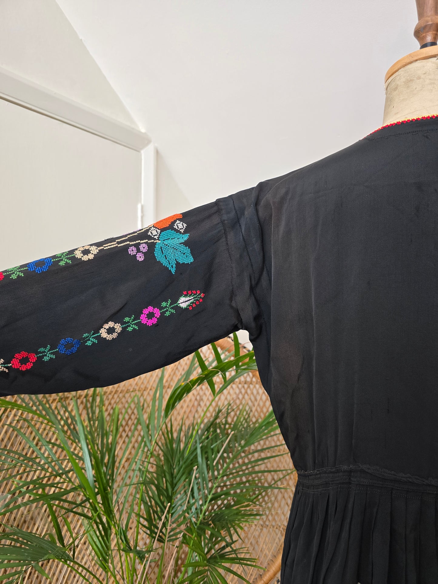 Vintage Syrian embroidered dress