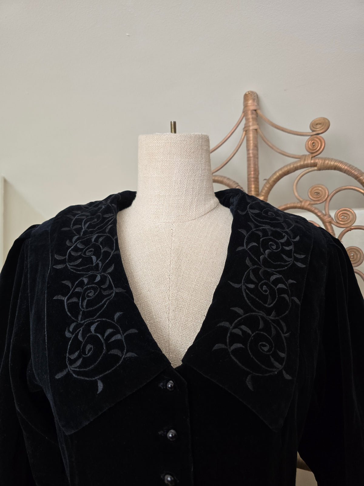 Vintage Adini velvet dress