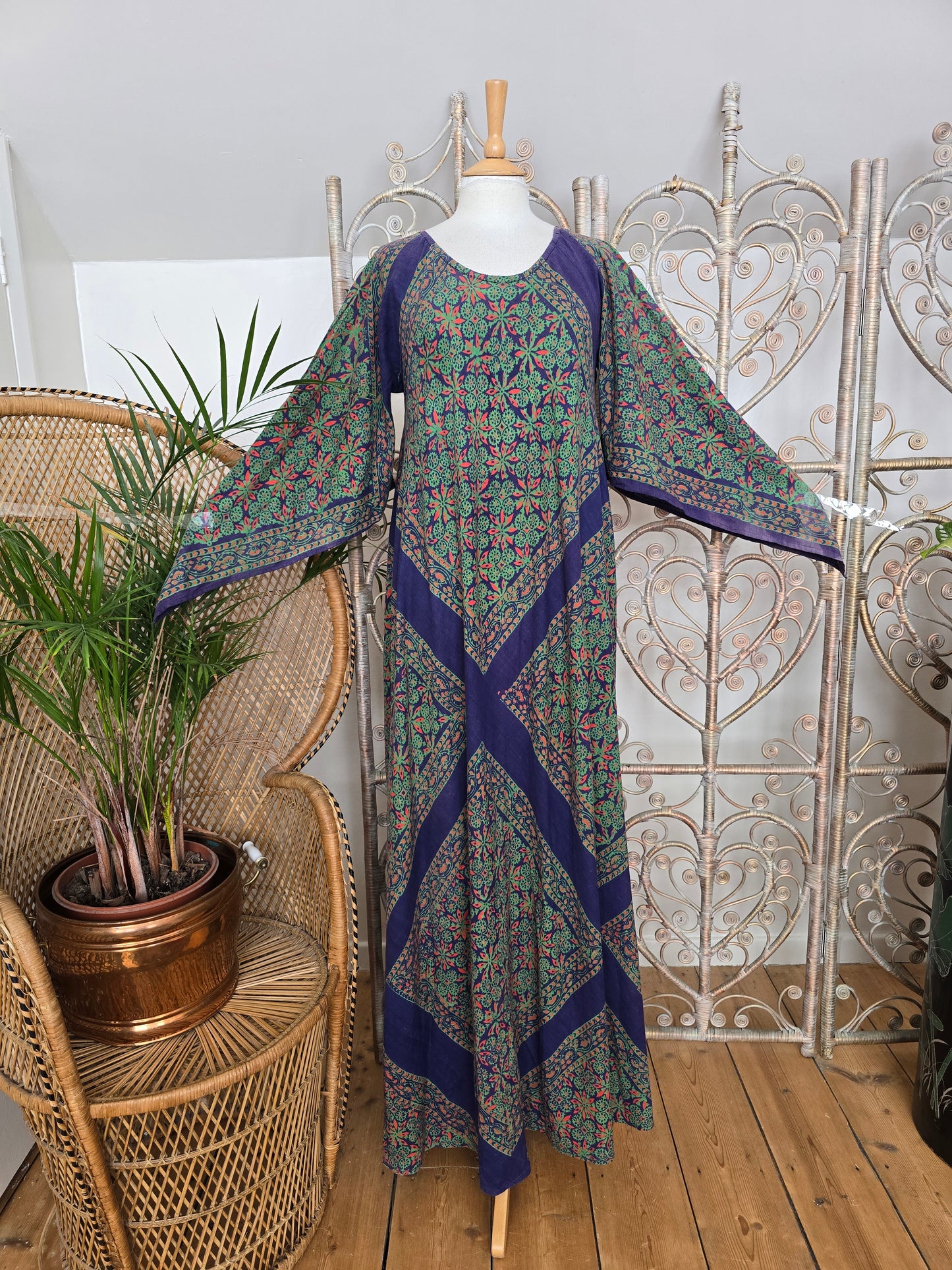 Vintage indian maxi dress