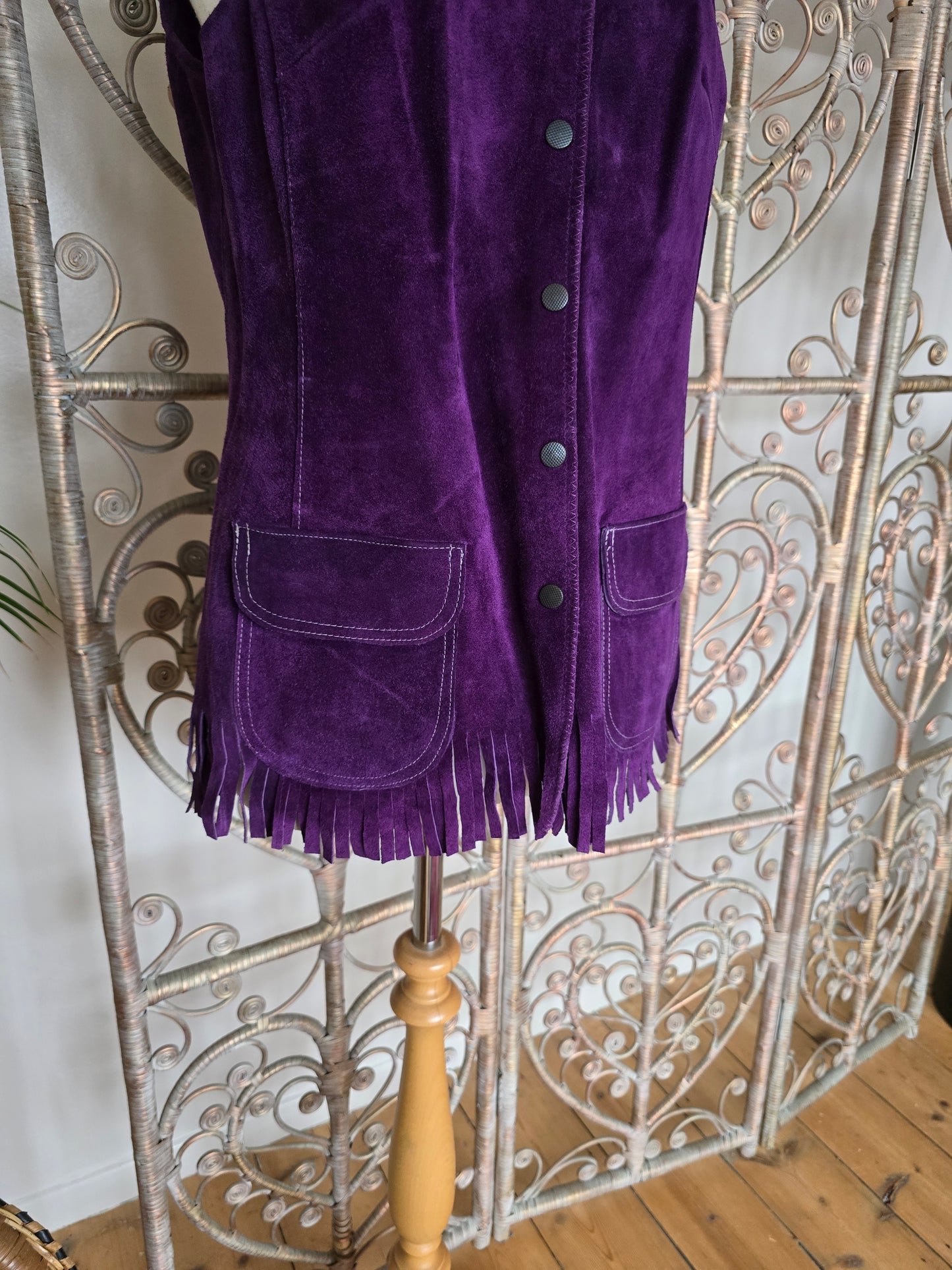 Vintage suede tunic