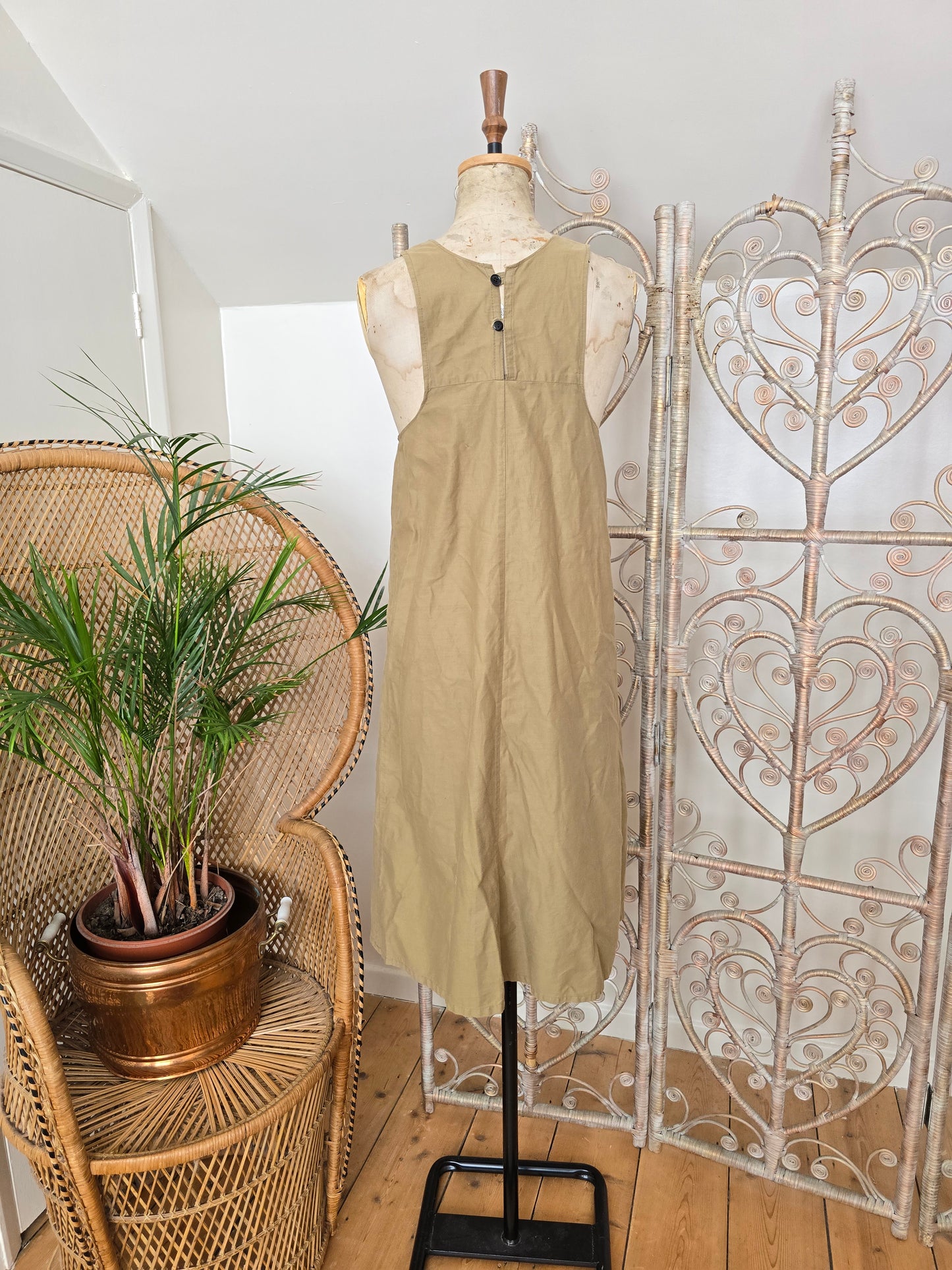 Vintage pinafore dress