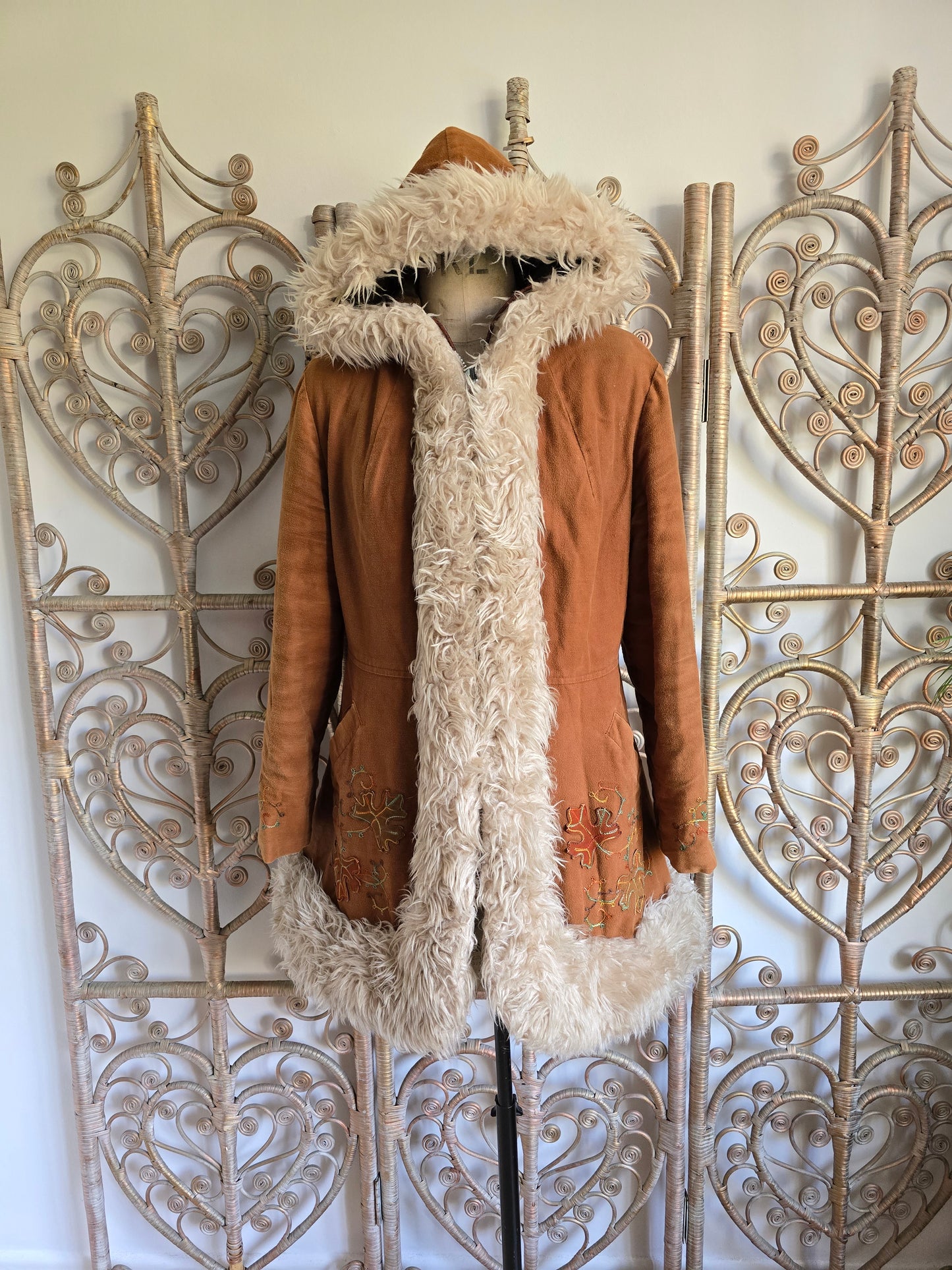 Vintage 70s hooded coat