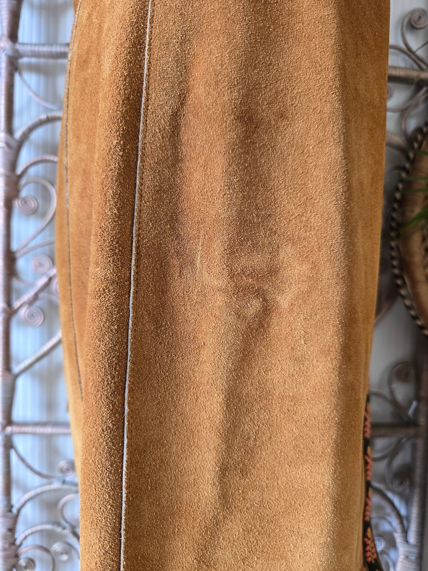 Vintage suede waistcoat