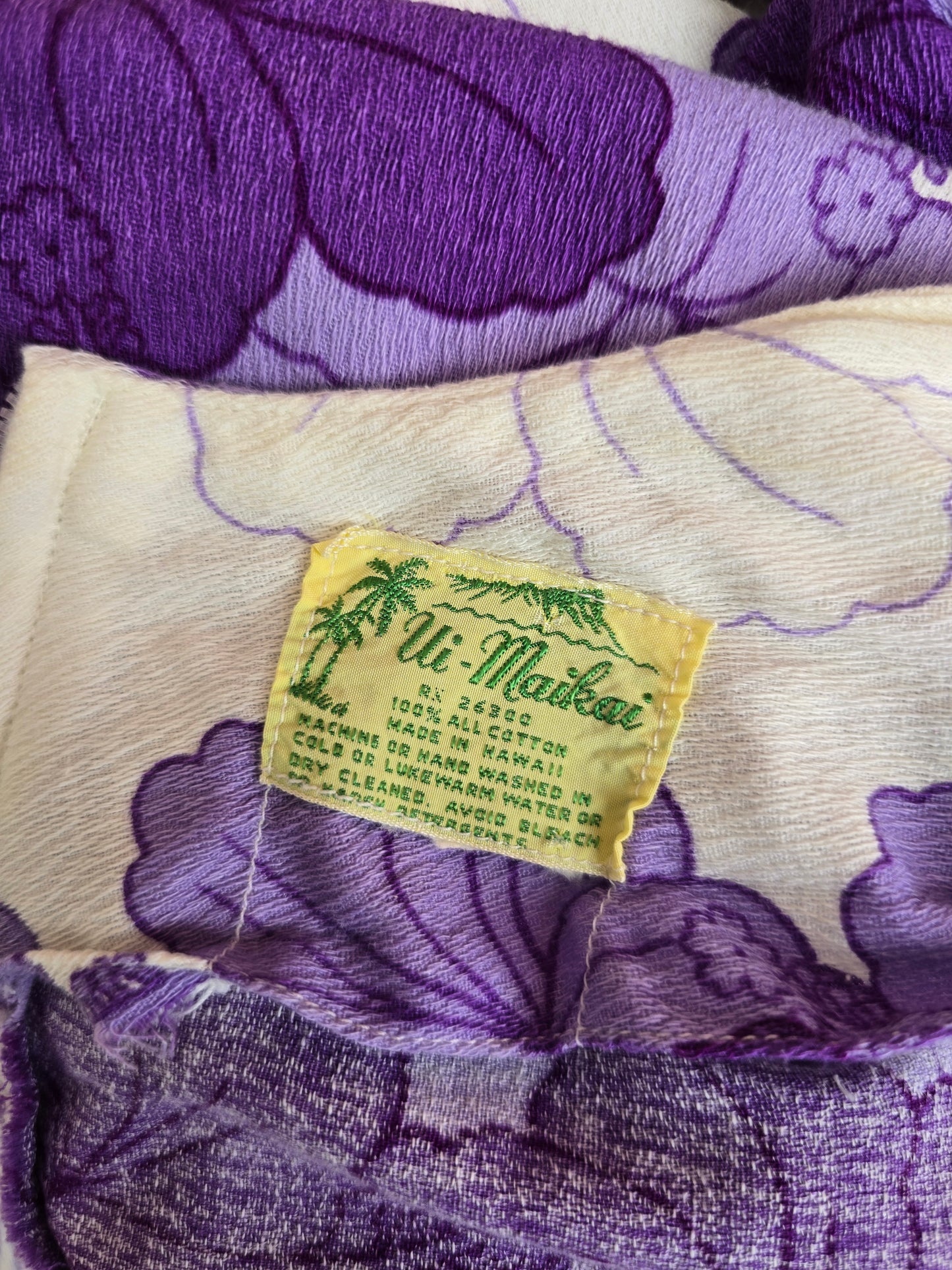 Vintage Ui-Maikai Hawaii dress