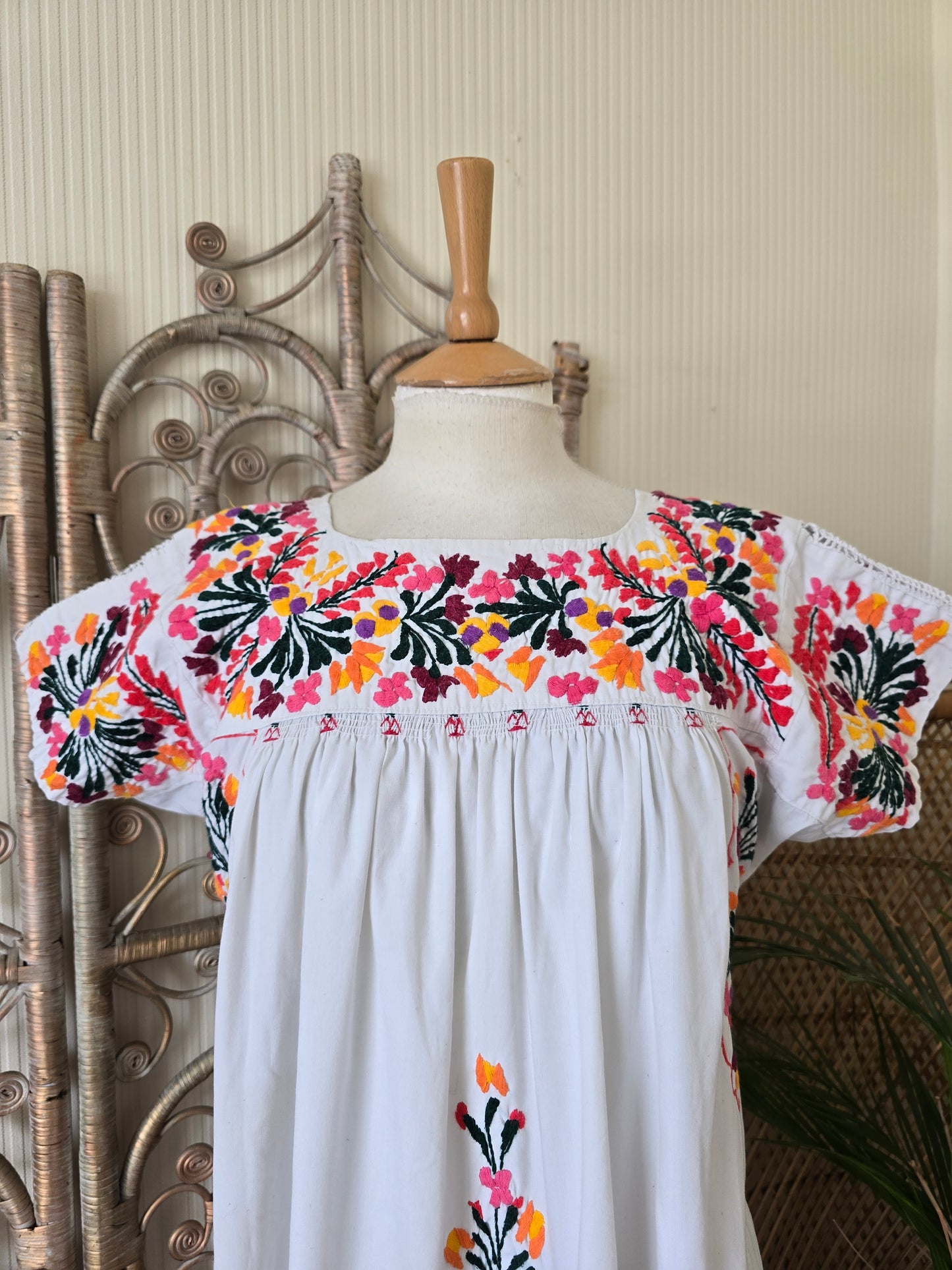 Vintage mexican maxi dress