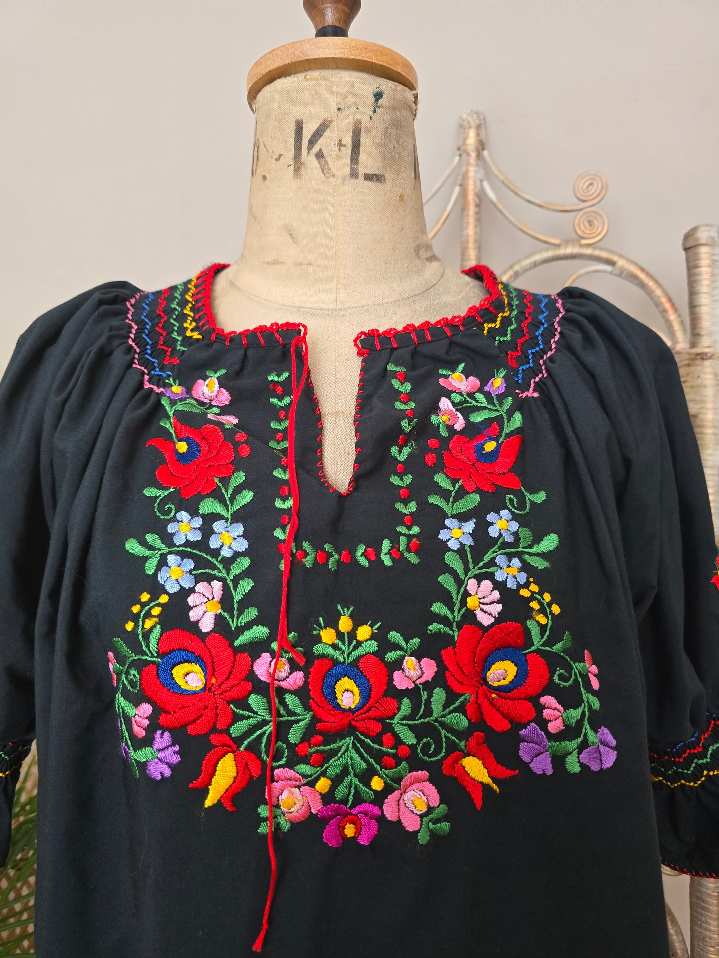 Vintage embroidered blouse