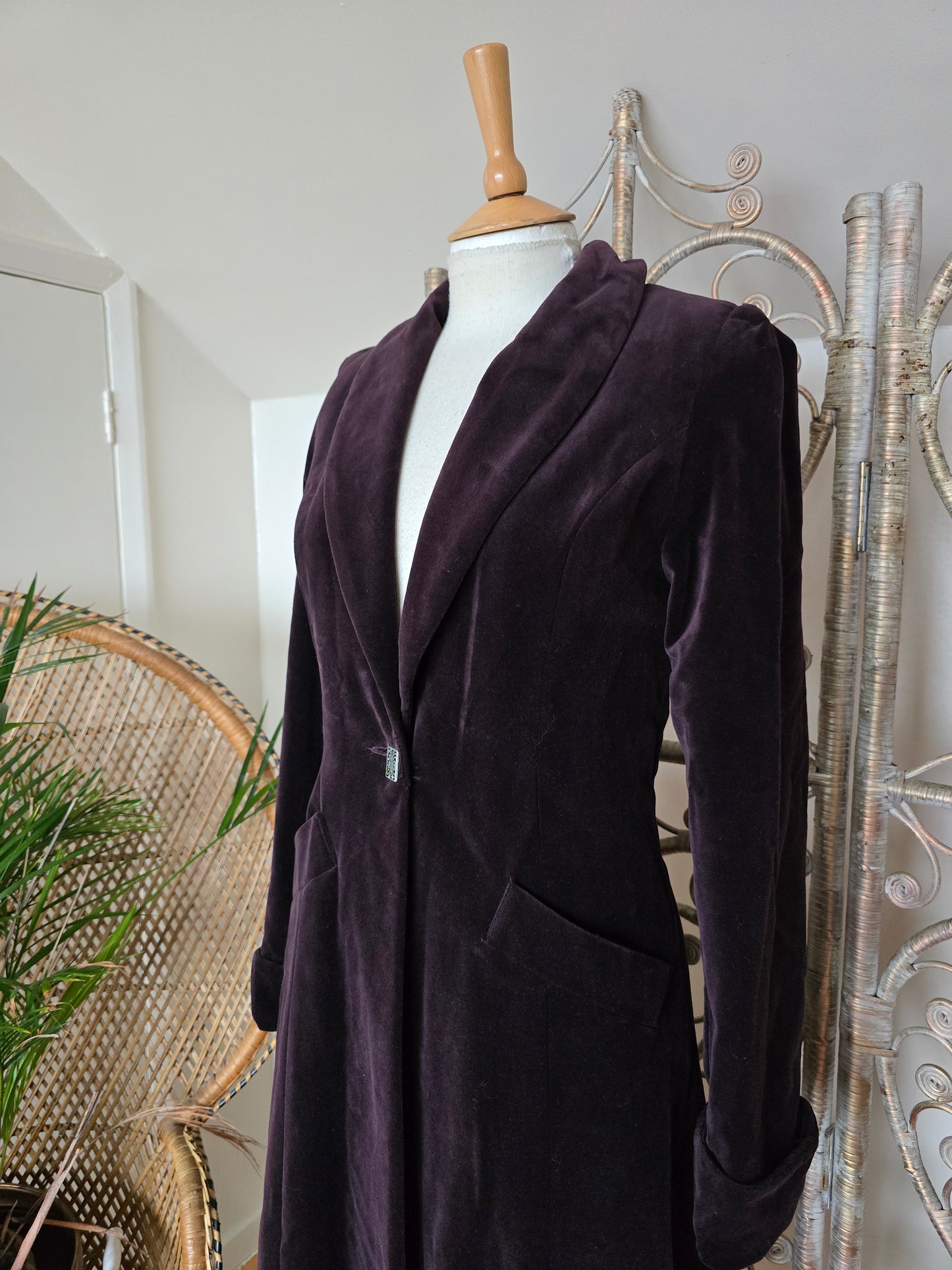 Vintage Biba velvet coat