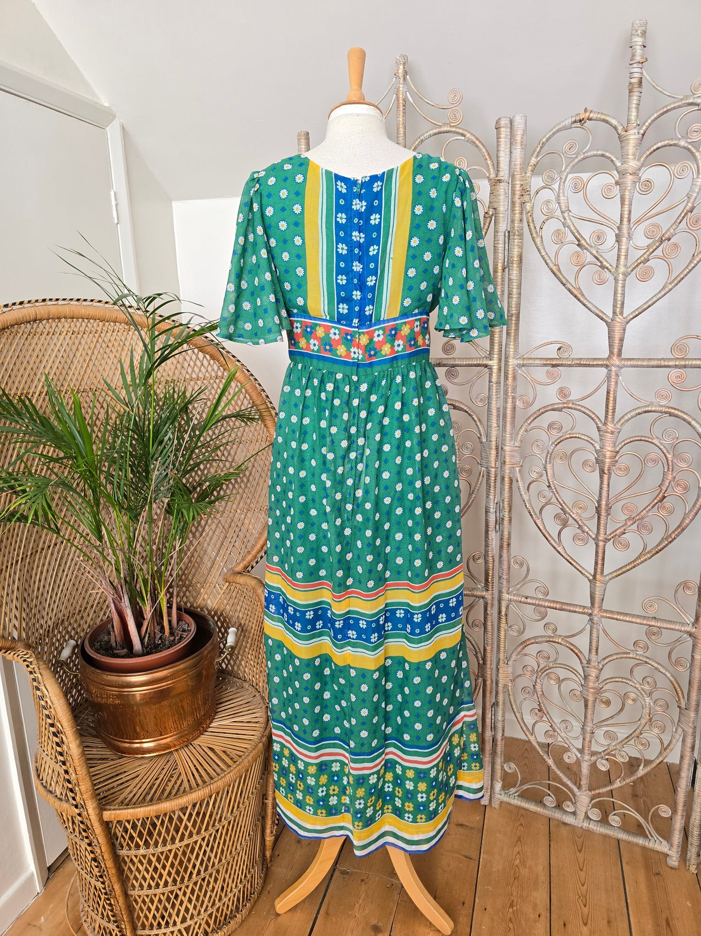 Vintage 70s Samuel Sherman maxi dress