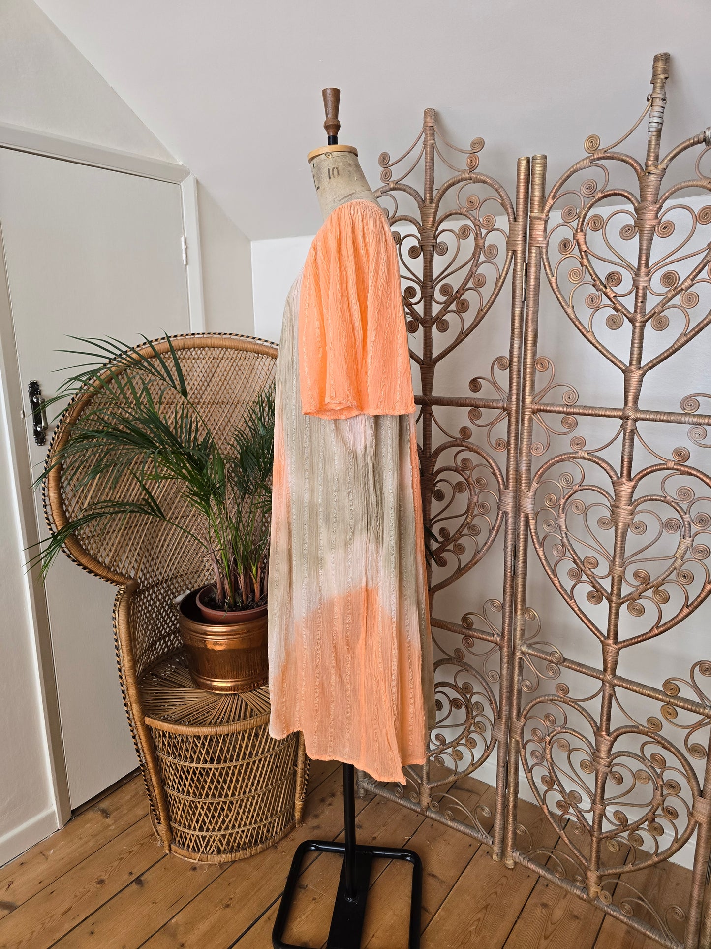 Vintage greek smock dress