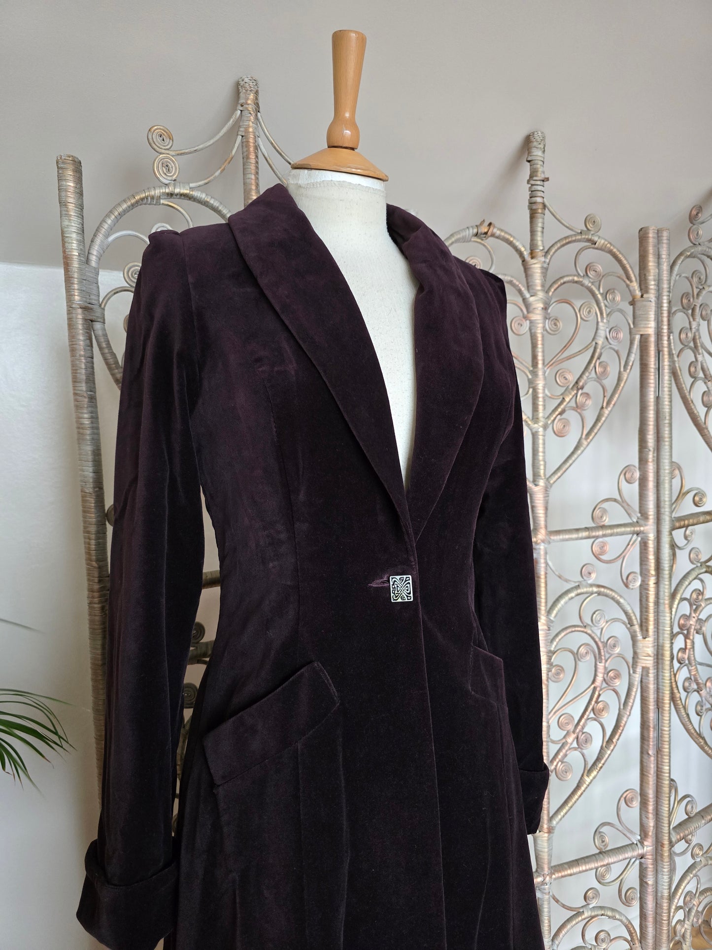 Vintage Biba velvet coat