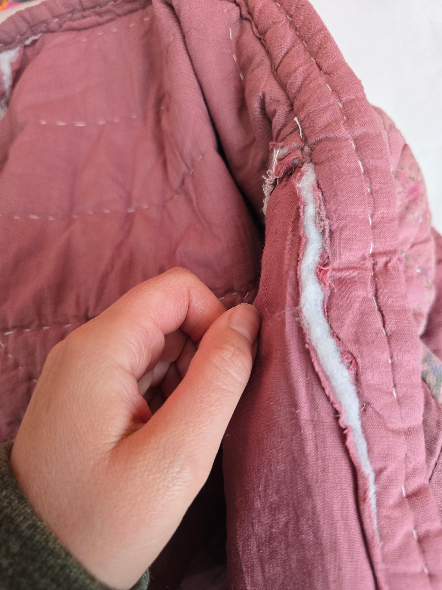 Vintage handmade quilted jacket