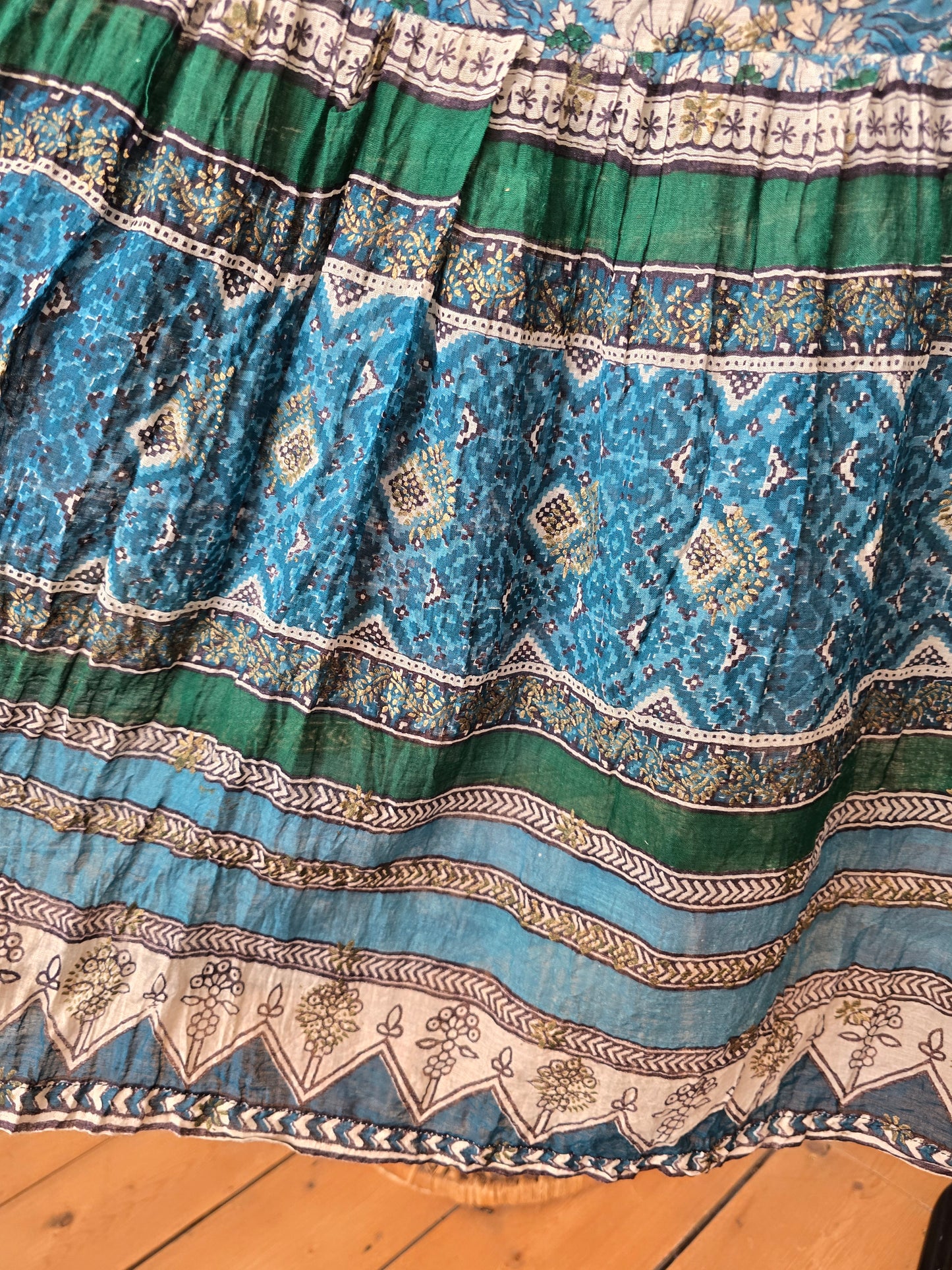 Vintage Mina of London Indian cotton dress