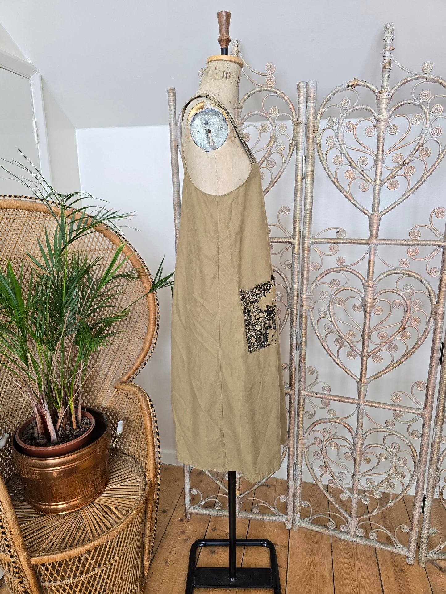 Vintage pinafore dress