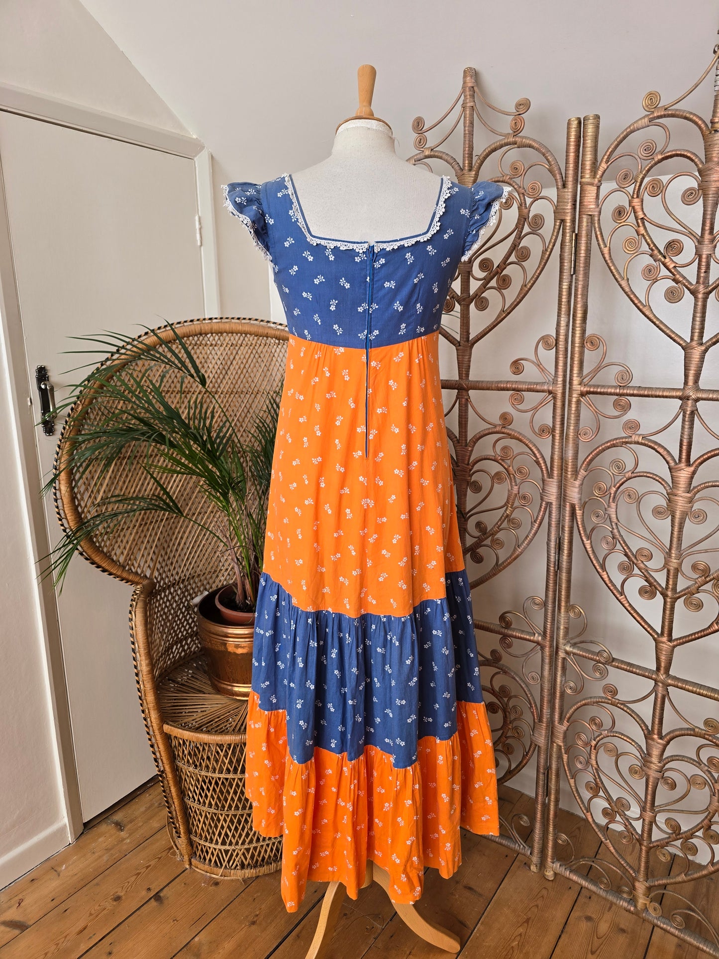 Vintage 70s maxi dress