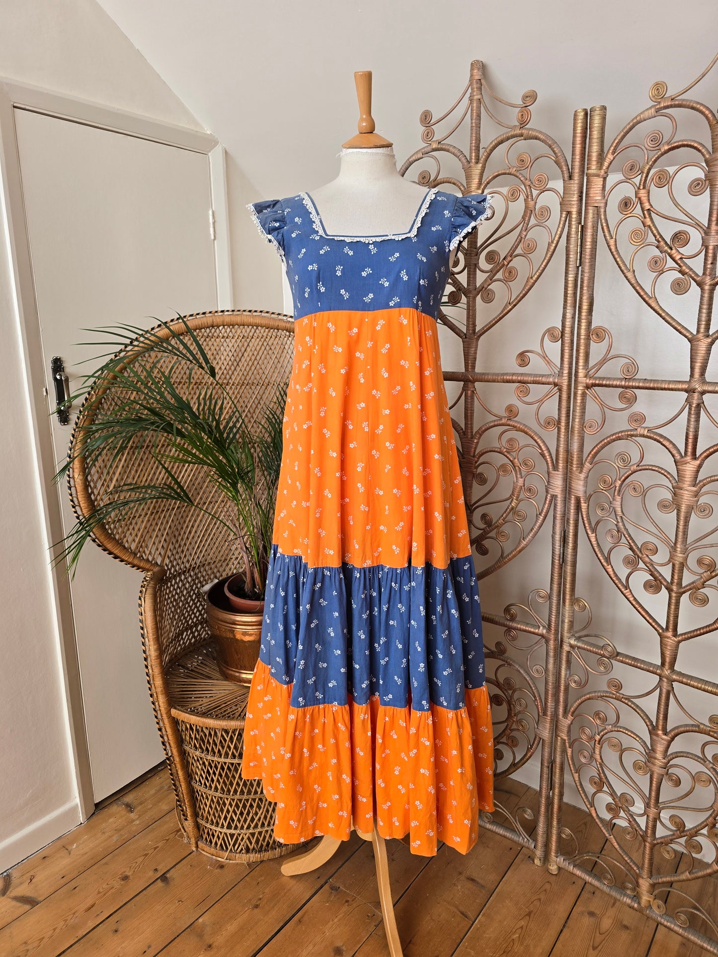 Vintage 70s maxi dress