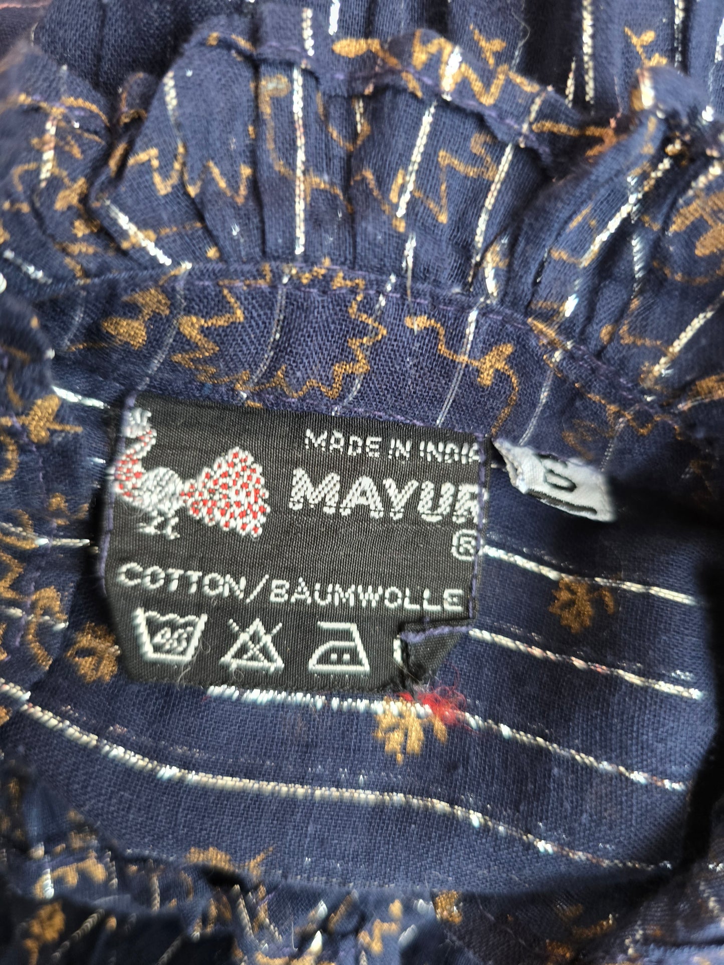 Vintage Mayur Indian cotton dress