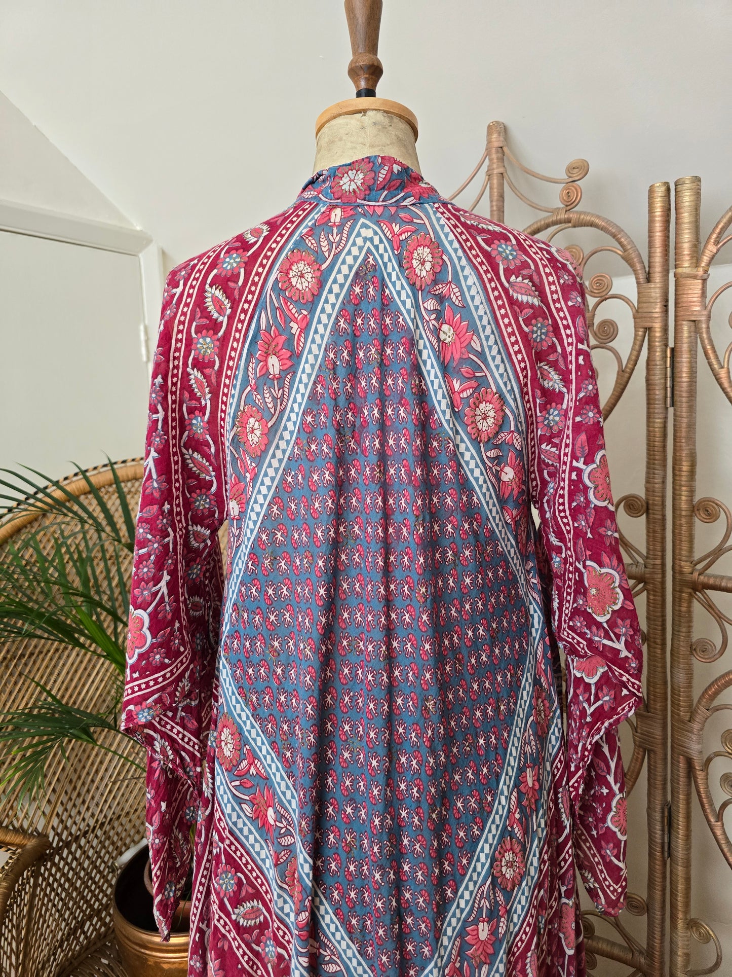 Vintage Adini Indian maxi dress
