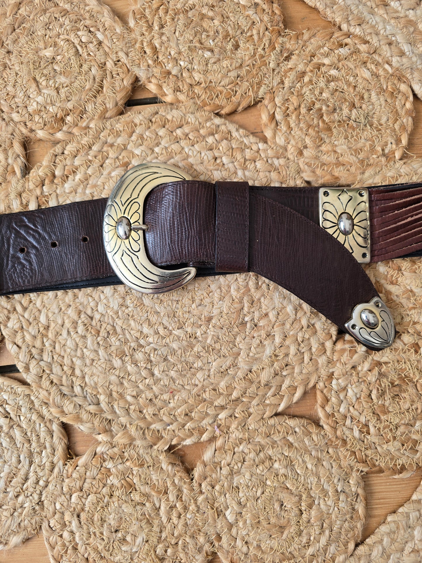 Vintage leather belt