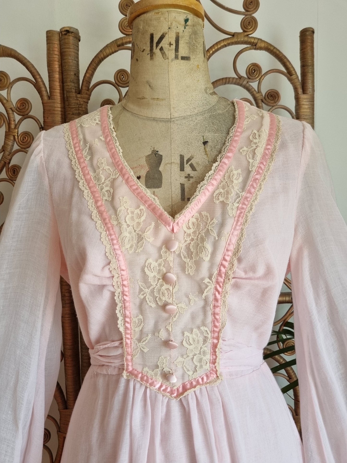 Vintage Jodie T of California prairie dress