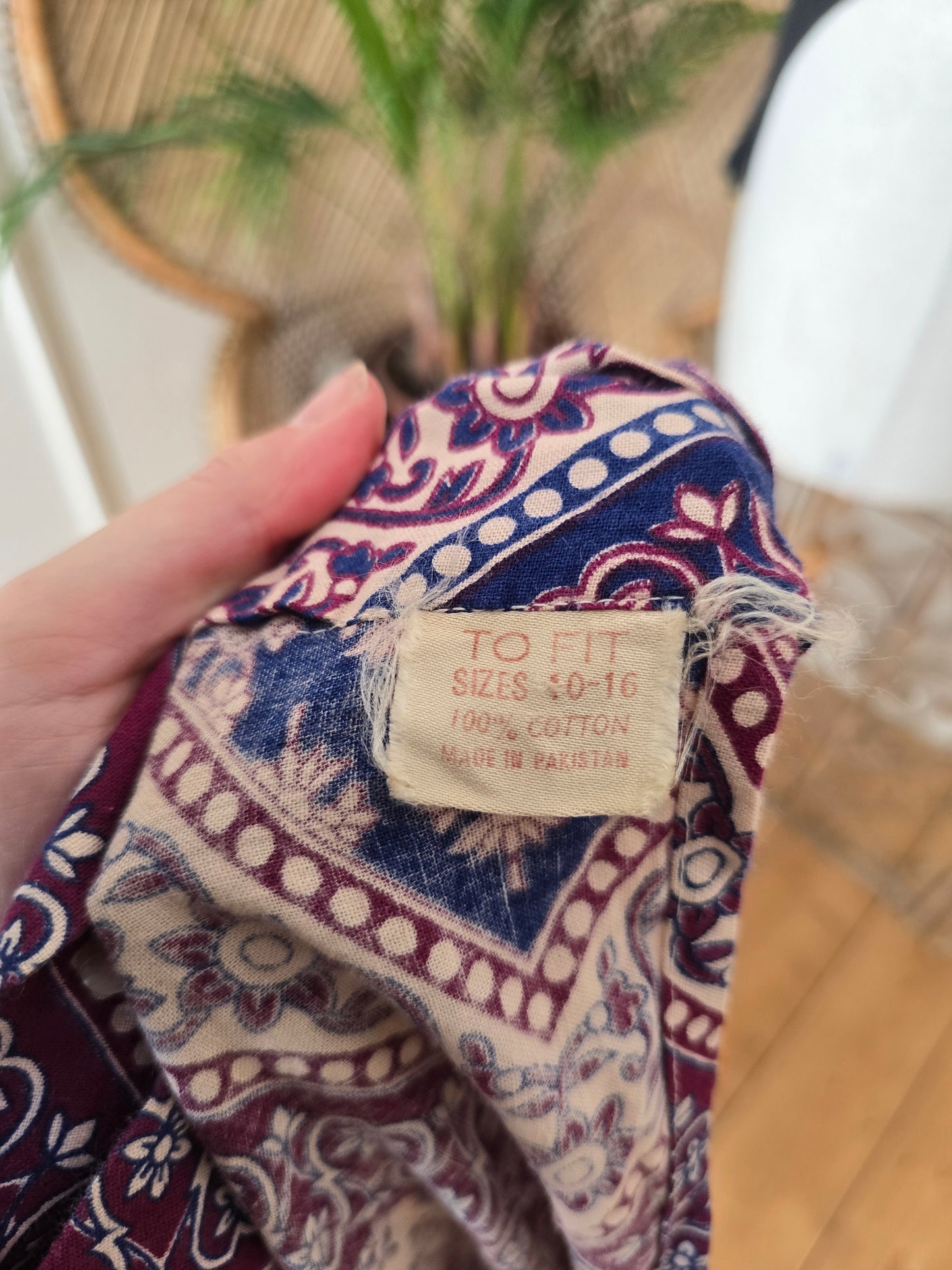 Vintage Indian maxi skirt