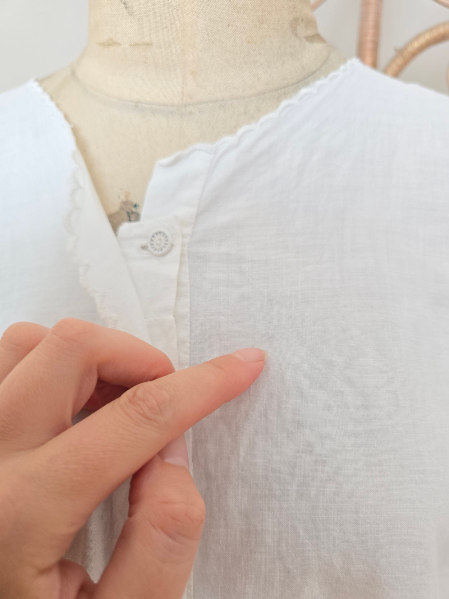 Vintage Antique cotton tunic
