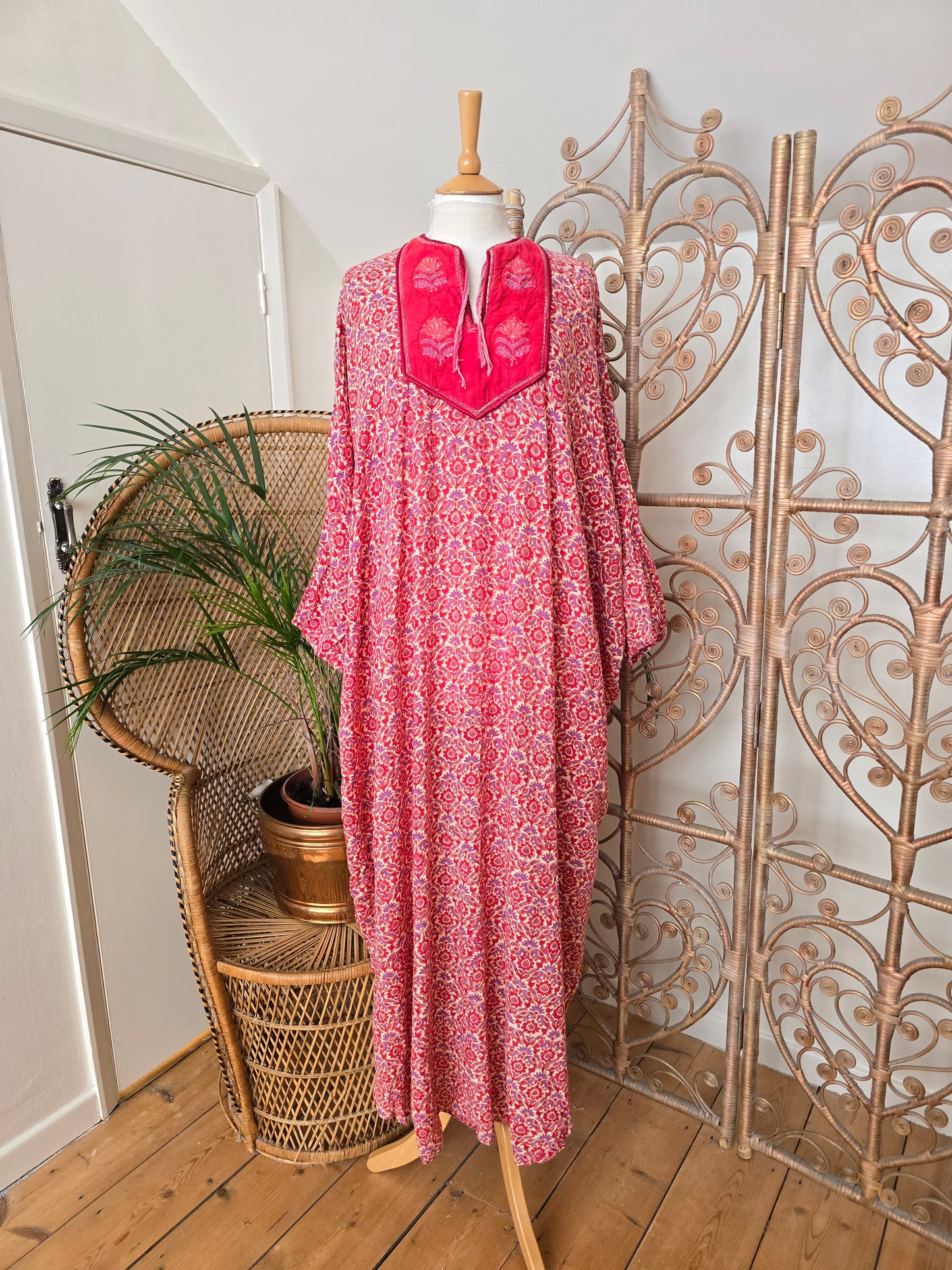 Vintage Phool Indian cape dress