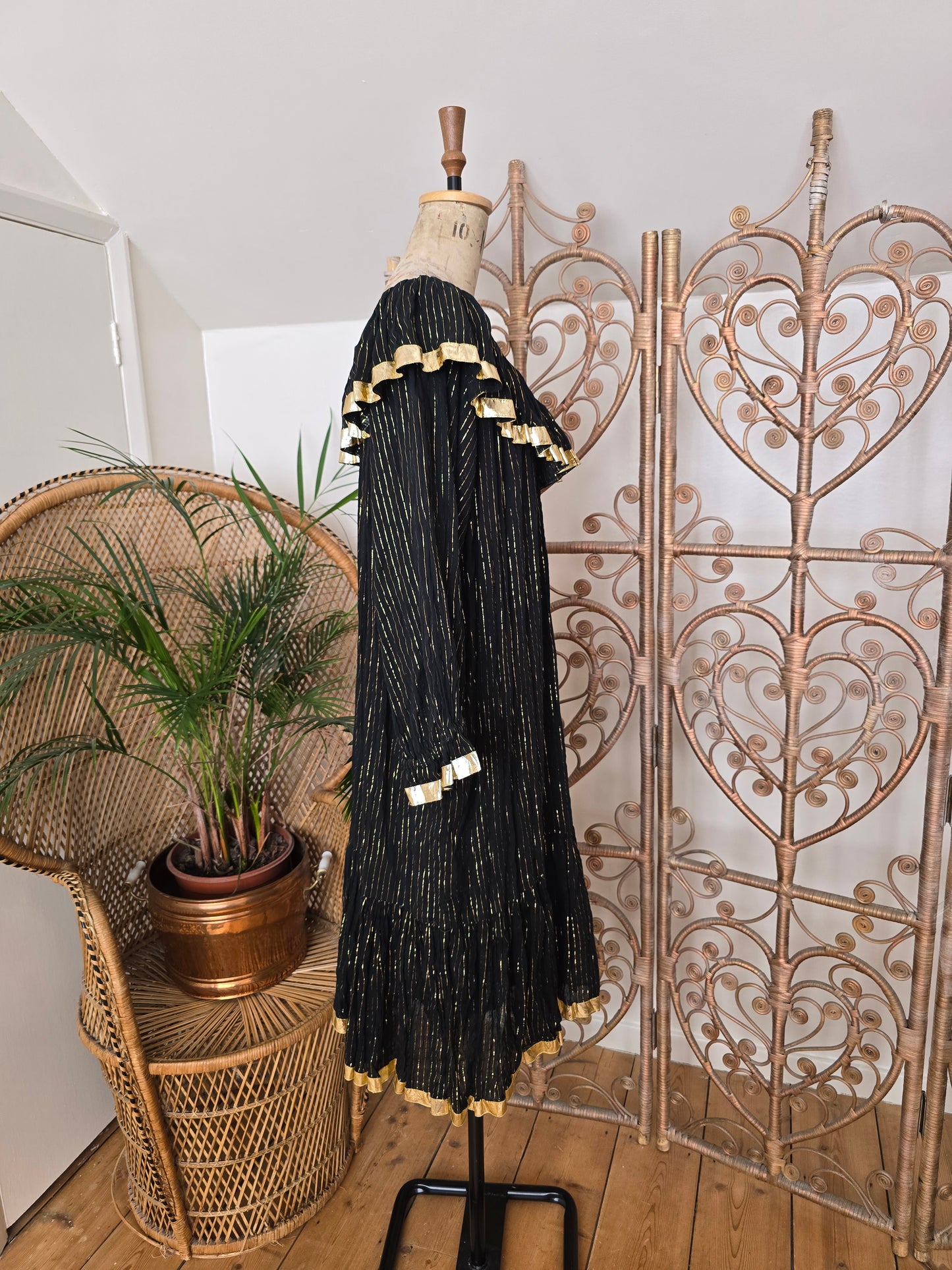 Vintage collar smock dress