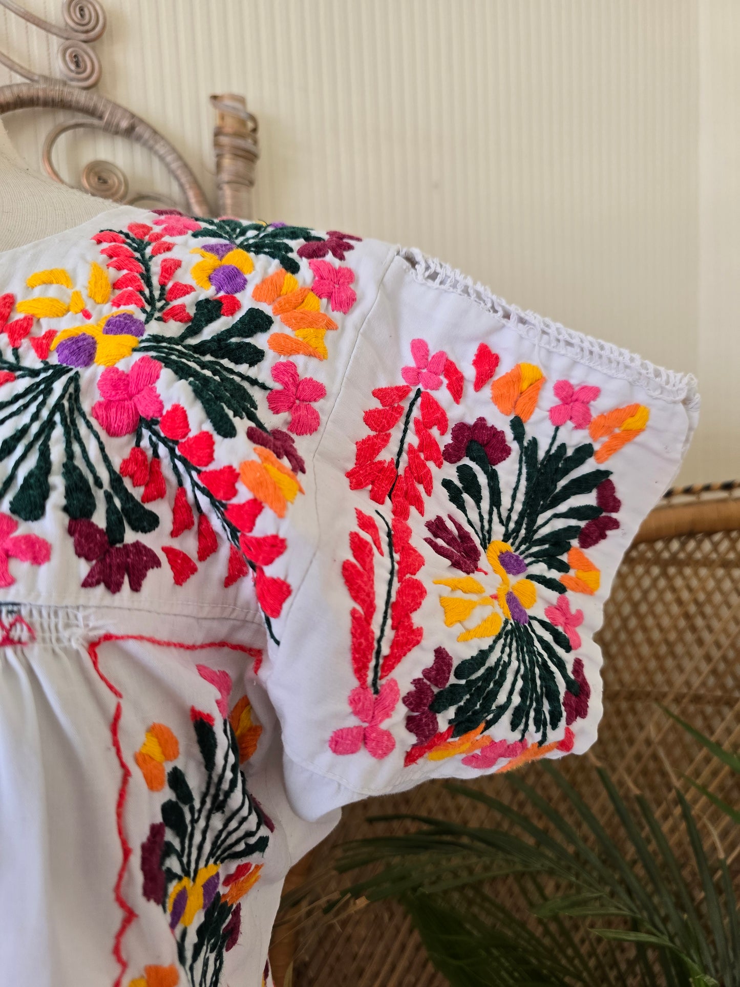 Vintage mexican maxi dress