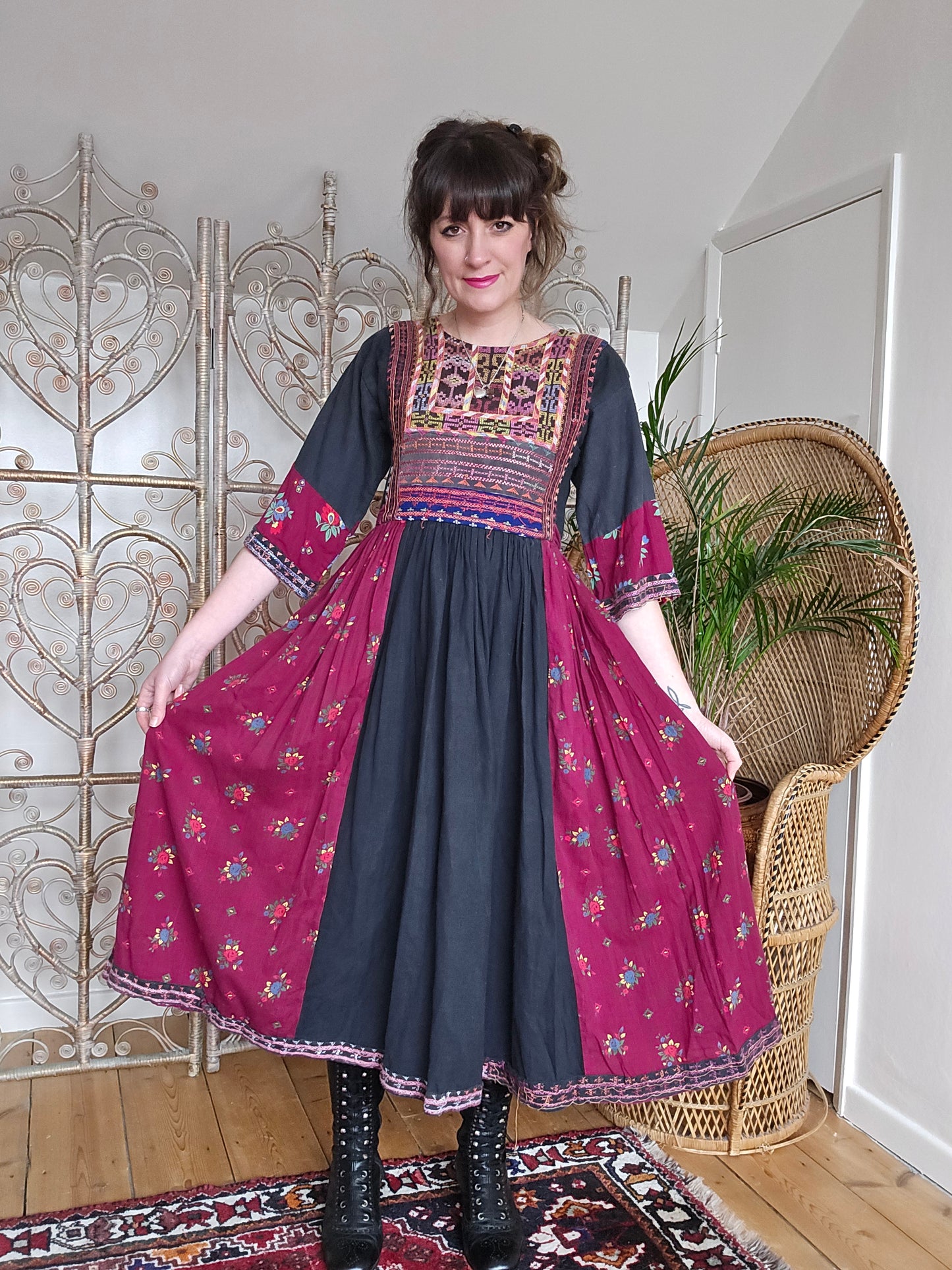 Vintage Afghan dress XS