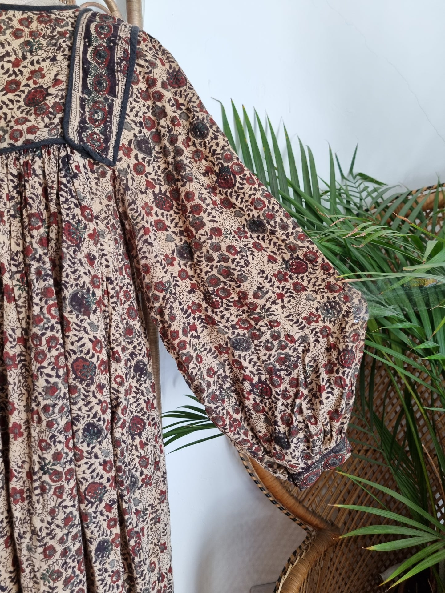 Vintage Phool Indian cotton dress